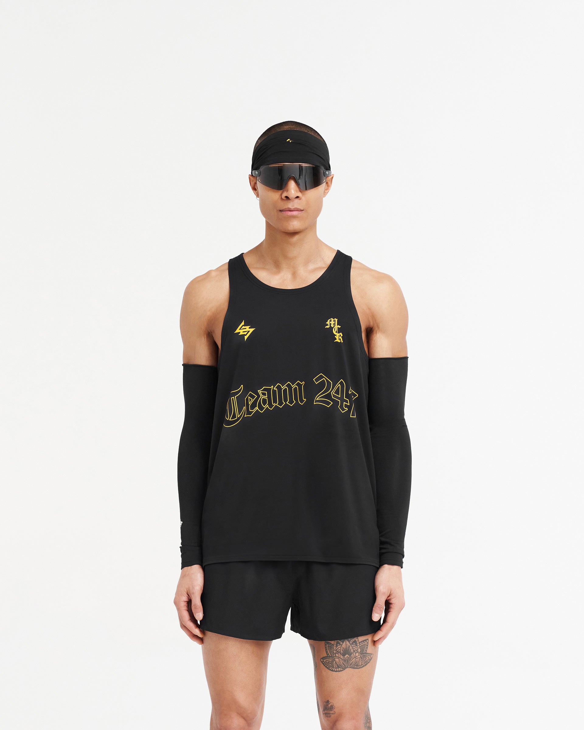 247 Manchester Marathon Singlet - Black