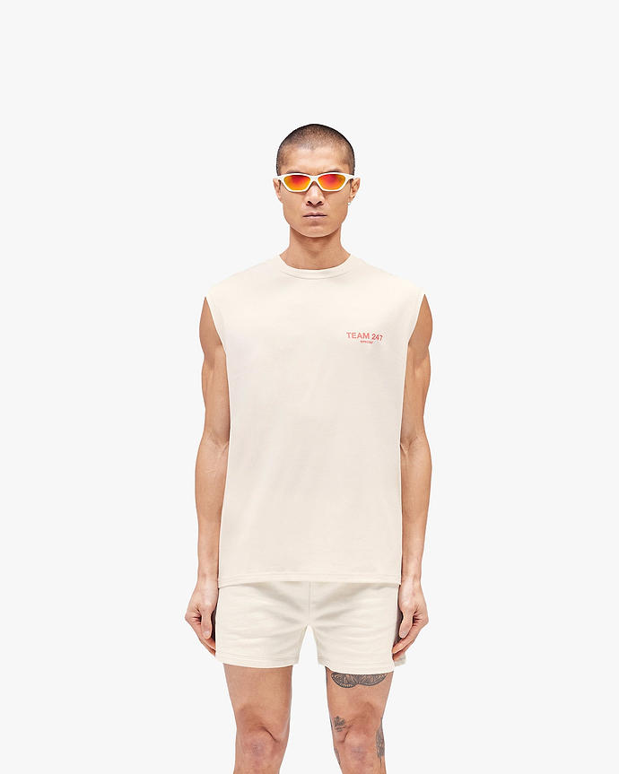 Team 247 Oversized Tank - Cream