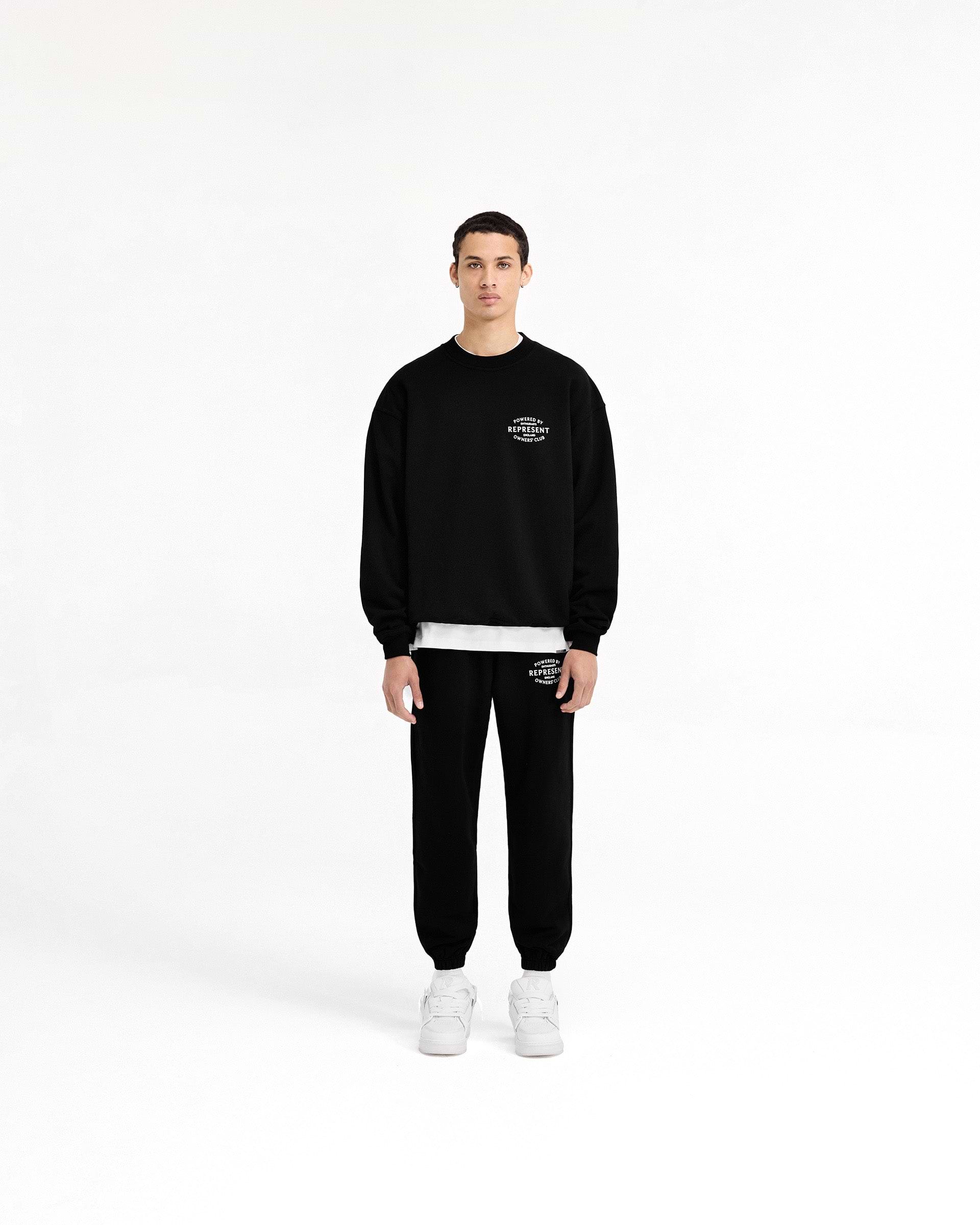 Jet Black Sweater | Stamp Owners' Club | REPRESENT