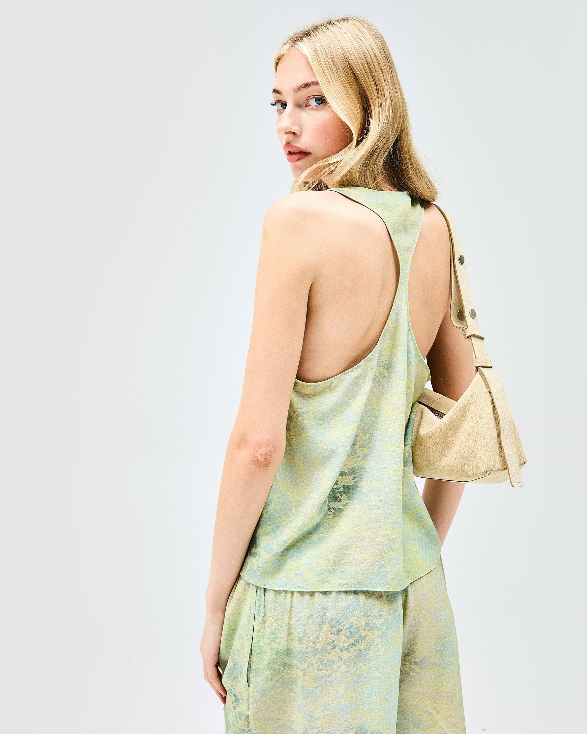 Mirage Vest - Watermark Print