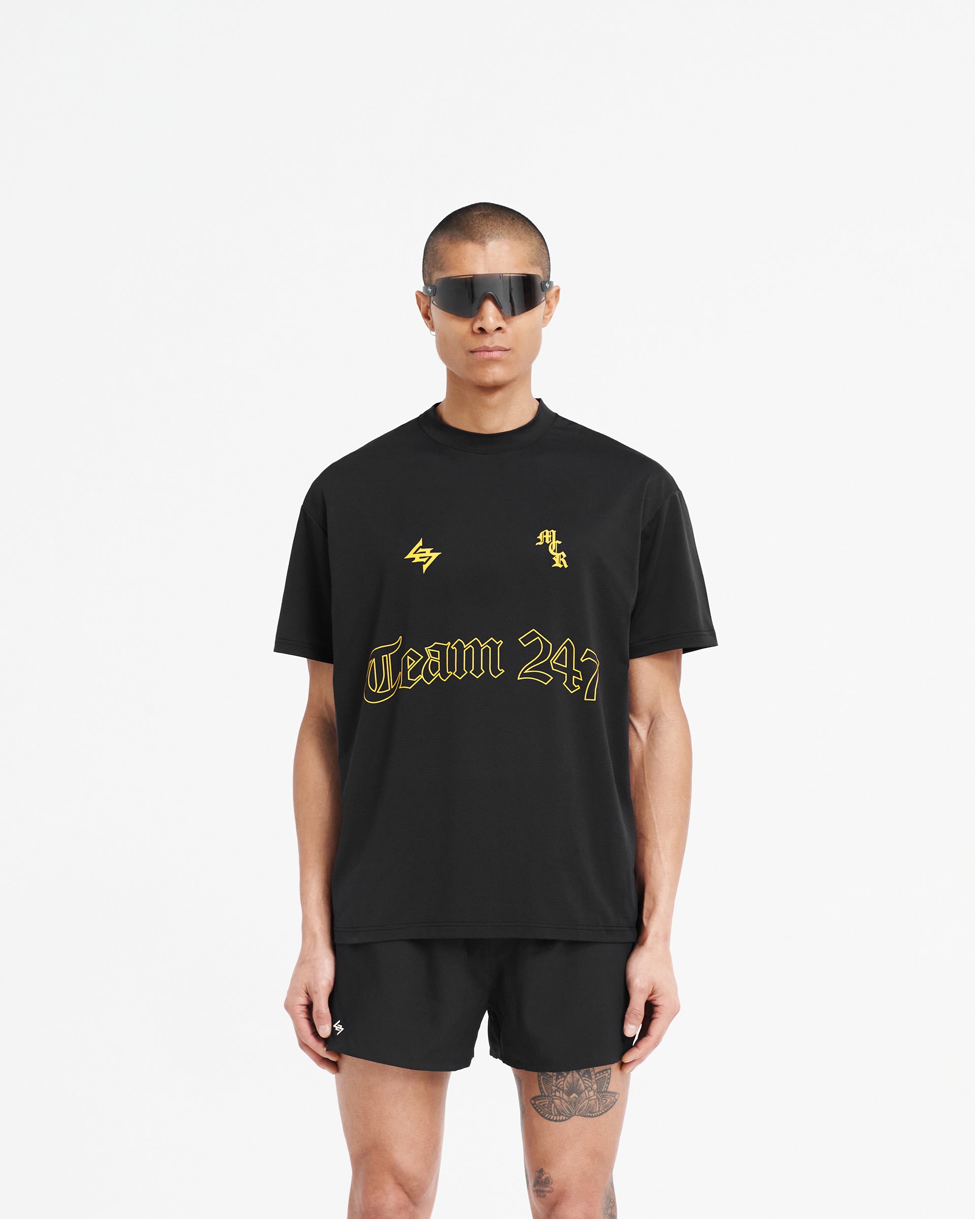 247 Manchester Marathon Oversized T-Shirt - Black