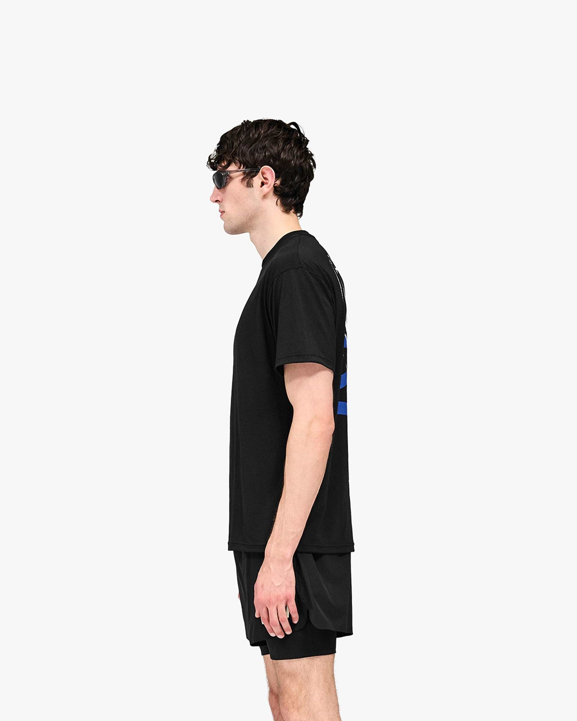 247 Stockholm Oversized T-Shirt Jet Black | Performance Tee