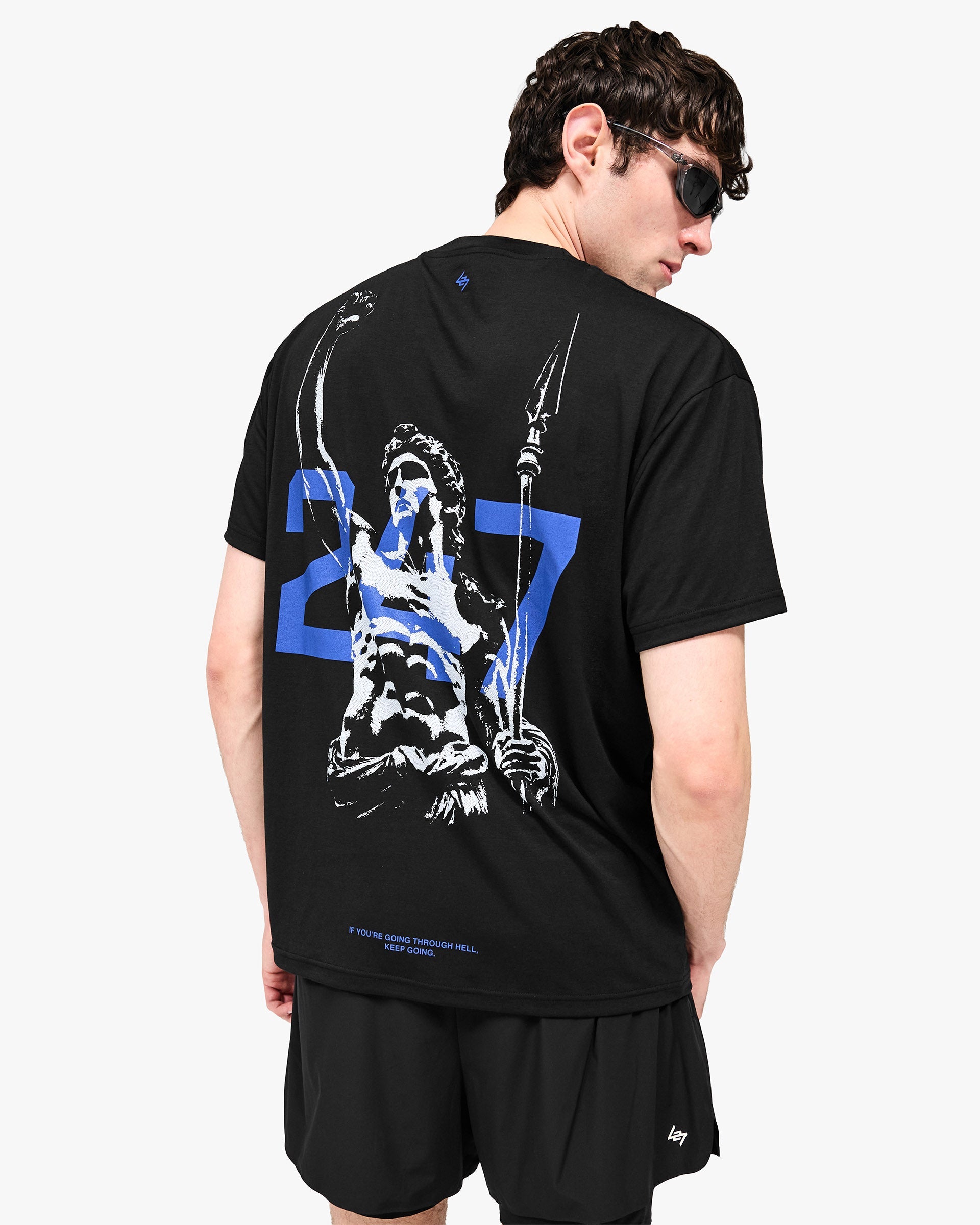 洋楽 TE: What You Represent? 247 Stockholm Oversized T-Shirt Jet Black | Performance Tee