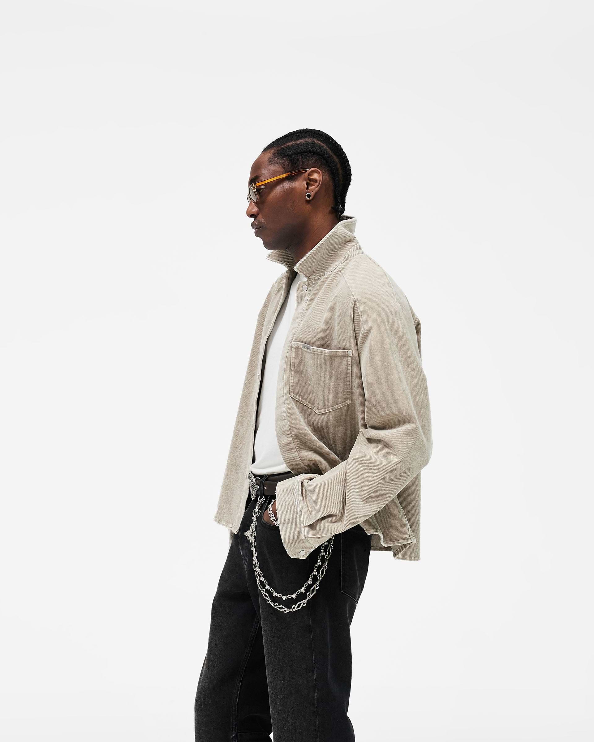 Sierra Cord Shirt Vintage Khaki | Mens Overshirts | REPRESENT