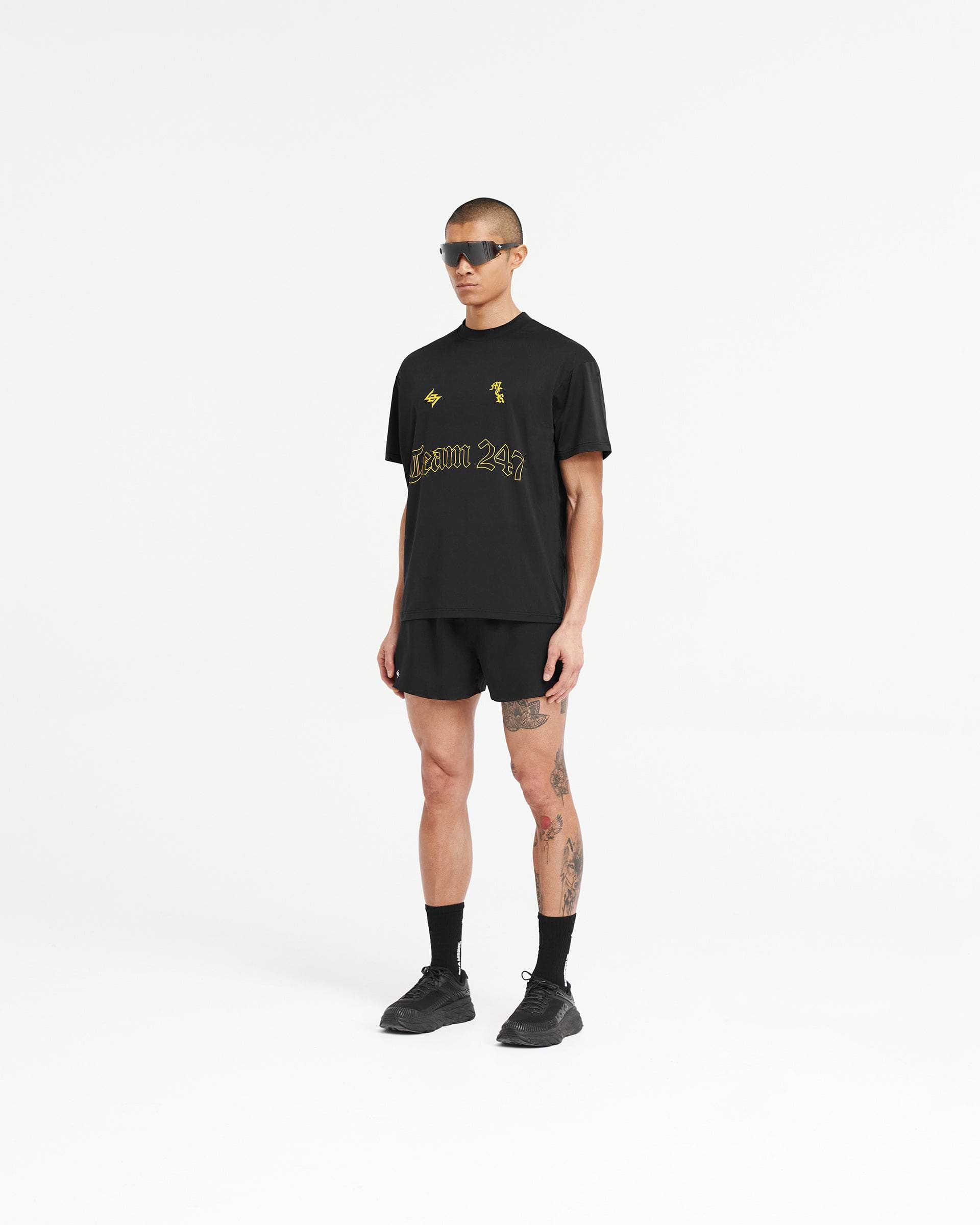 247 Manchester Marathon Oversized T-Shirt - Black