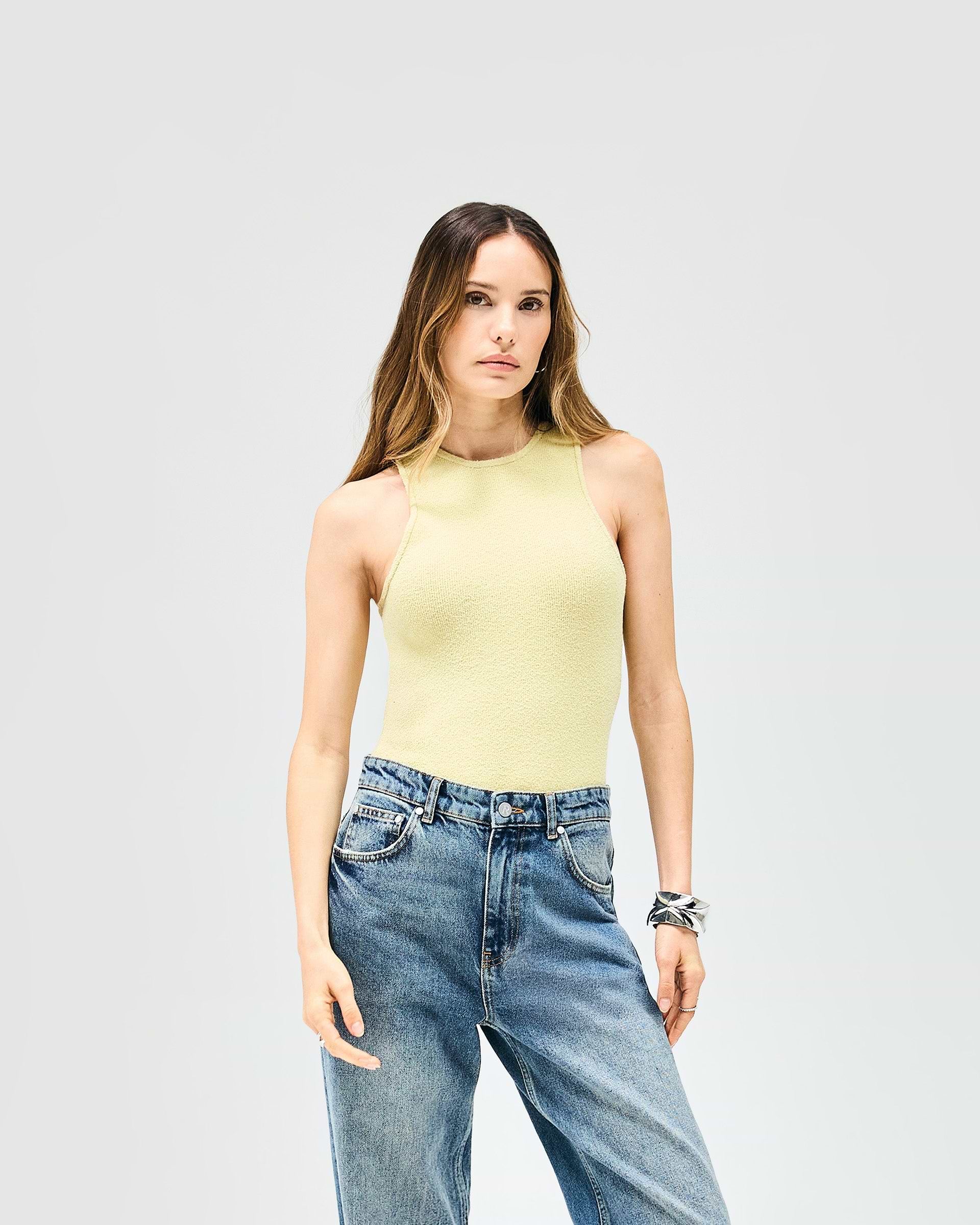 Tour Bodysuit - Buttermilk Seedling