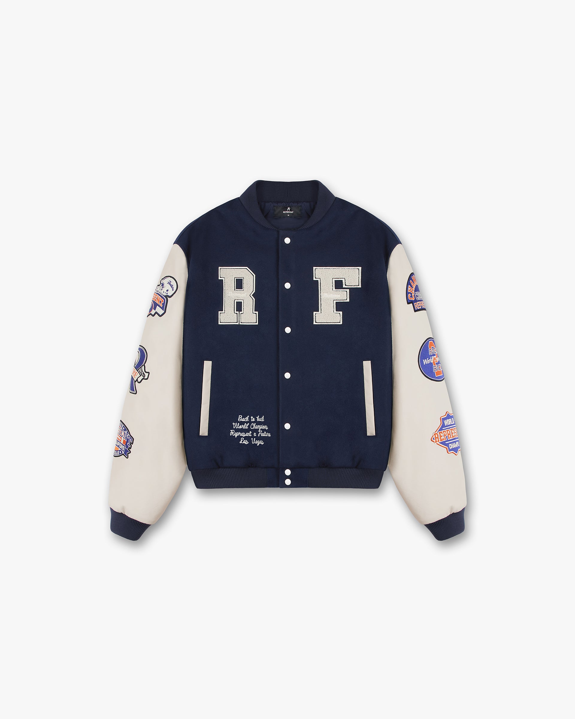 同梱不可】 Logo Varsity Jacket Navy 完売品 2021aw ジャンパー