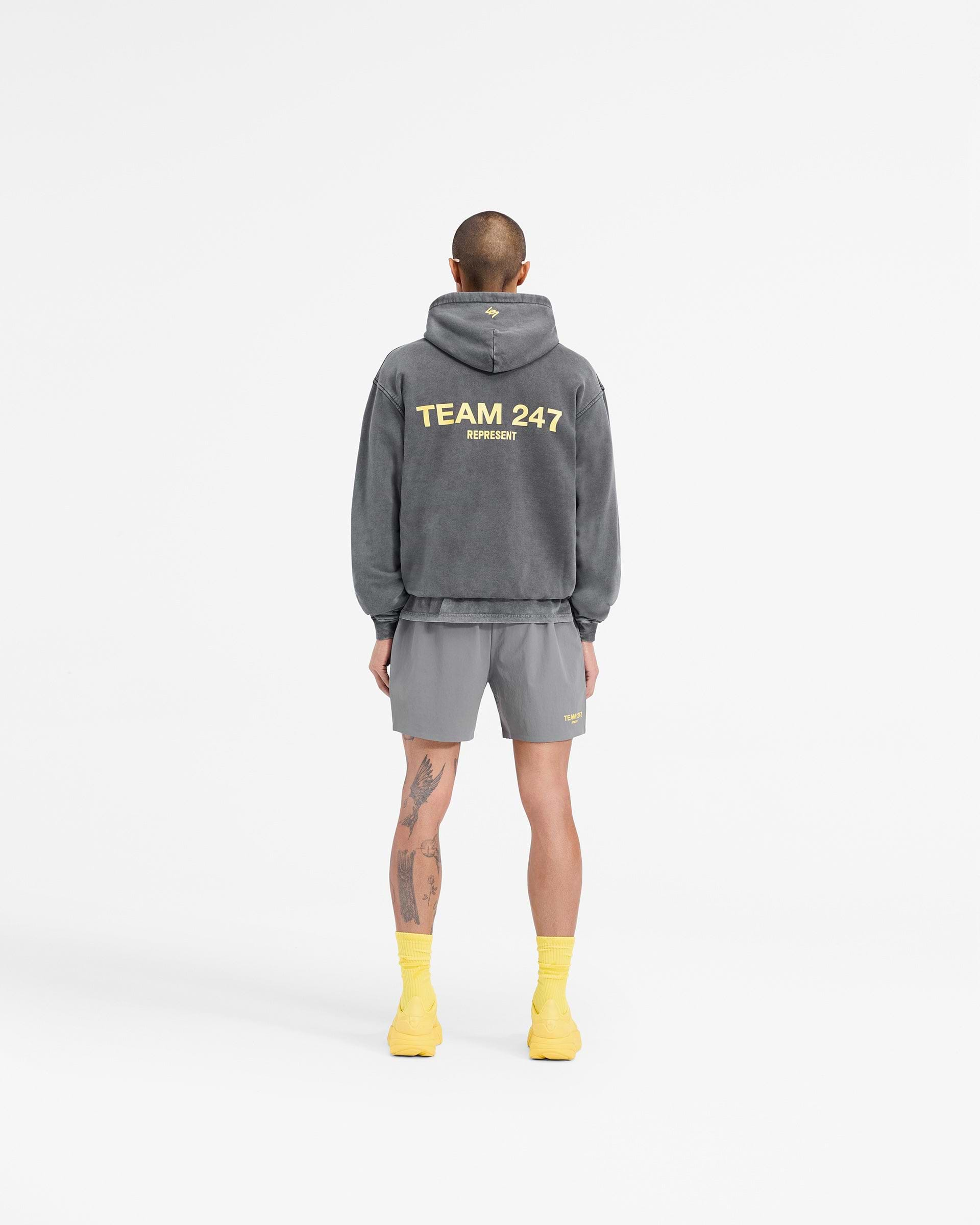 Team 247 Oversized Hoodie - Pewter Lemon