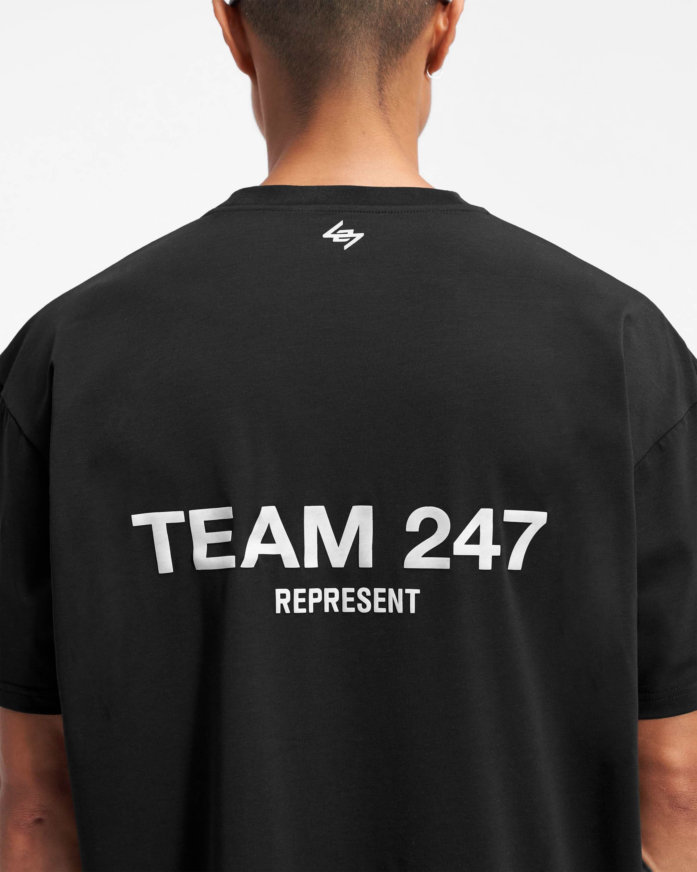 【関税・送料込】REPRESENT 247 Oversized T-Shirt 全５色 Team 247 Oversized T-Shirt - Black | REPRESENT