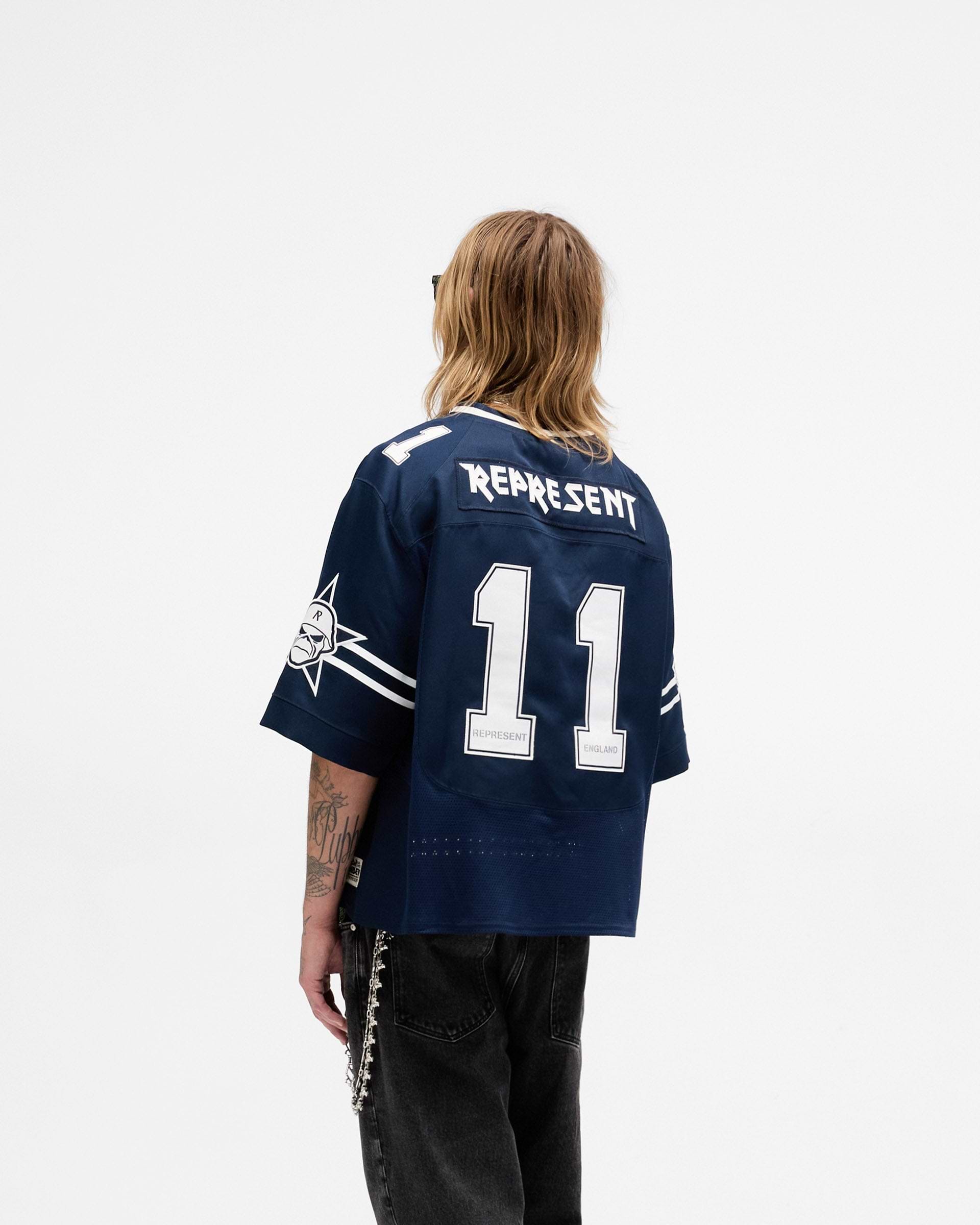 Represent X Iron Maiden Anniversary Jersey - Mid Blue