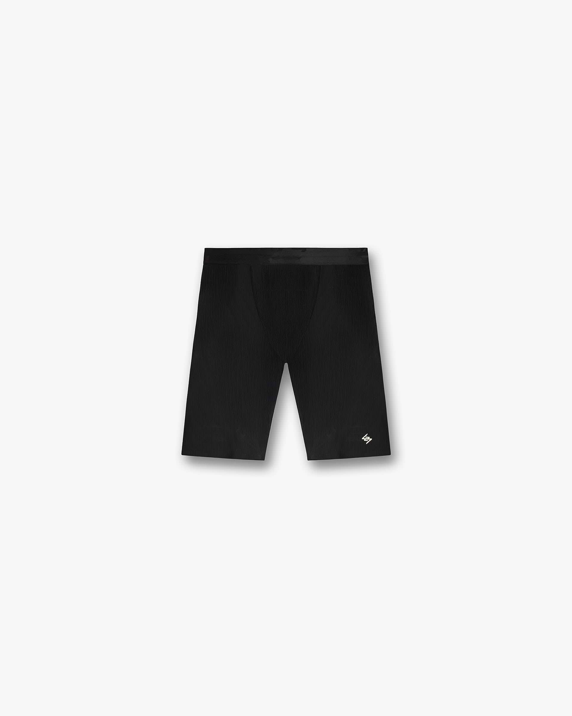 247 Ribbed Half Tight - Black