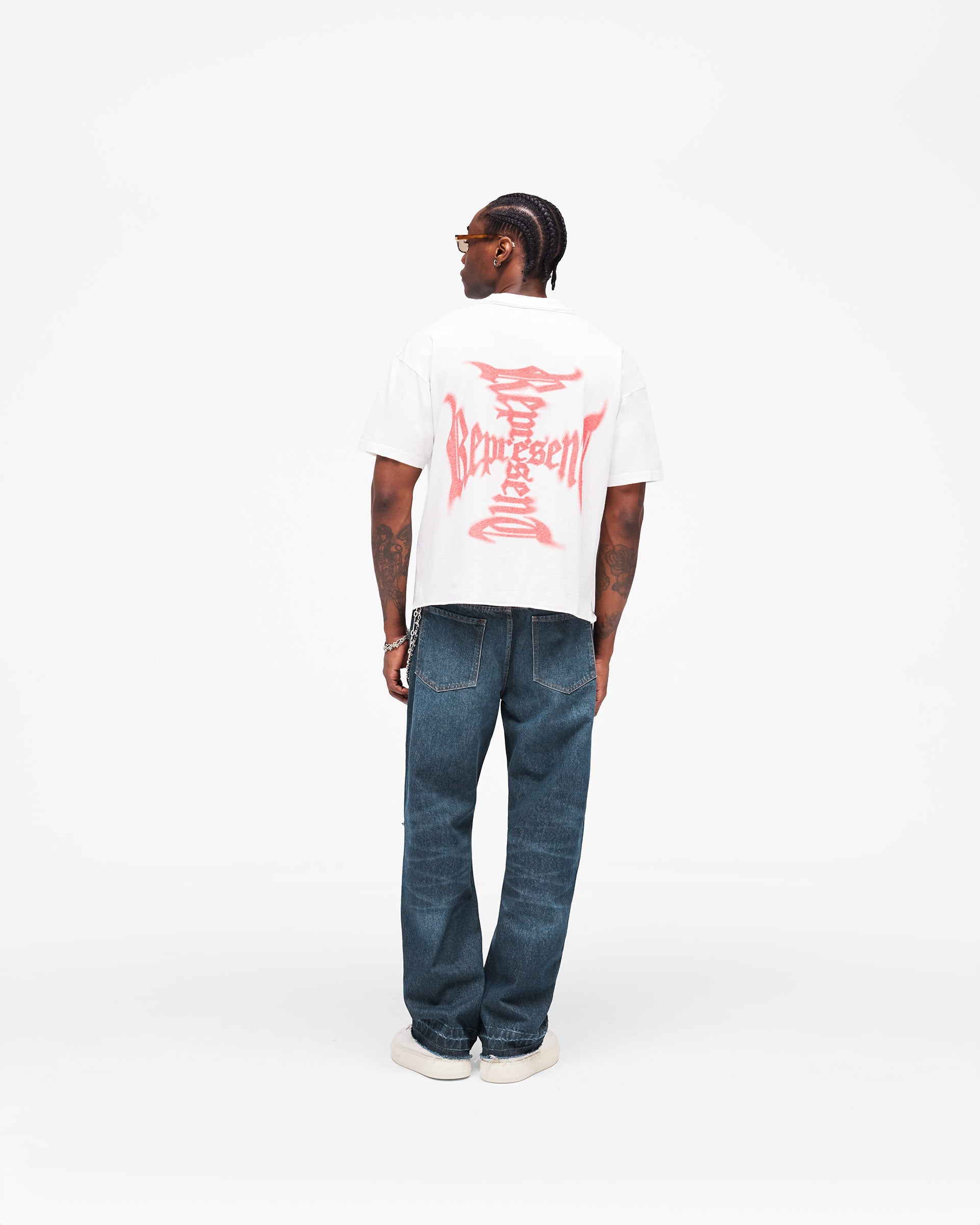 MH T-Shirt V2 Ash White | Heaton Capsule T-Shirts | REPRESENT