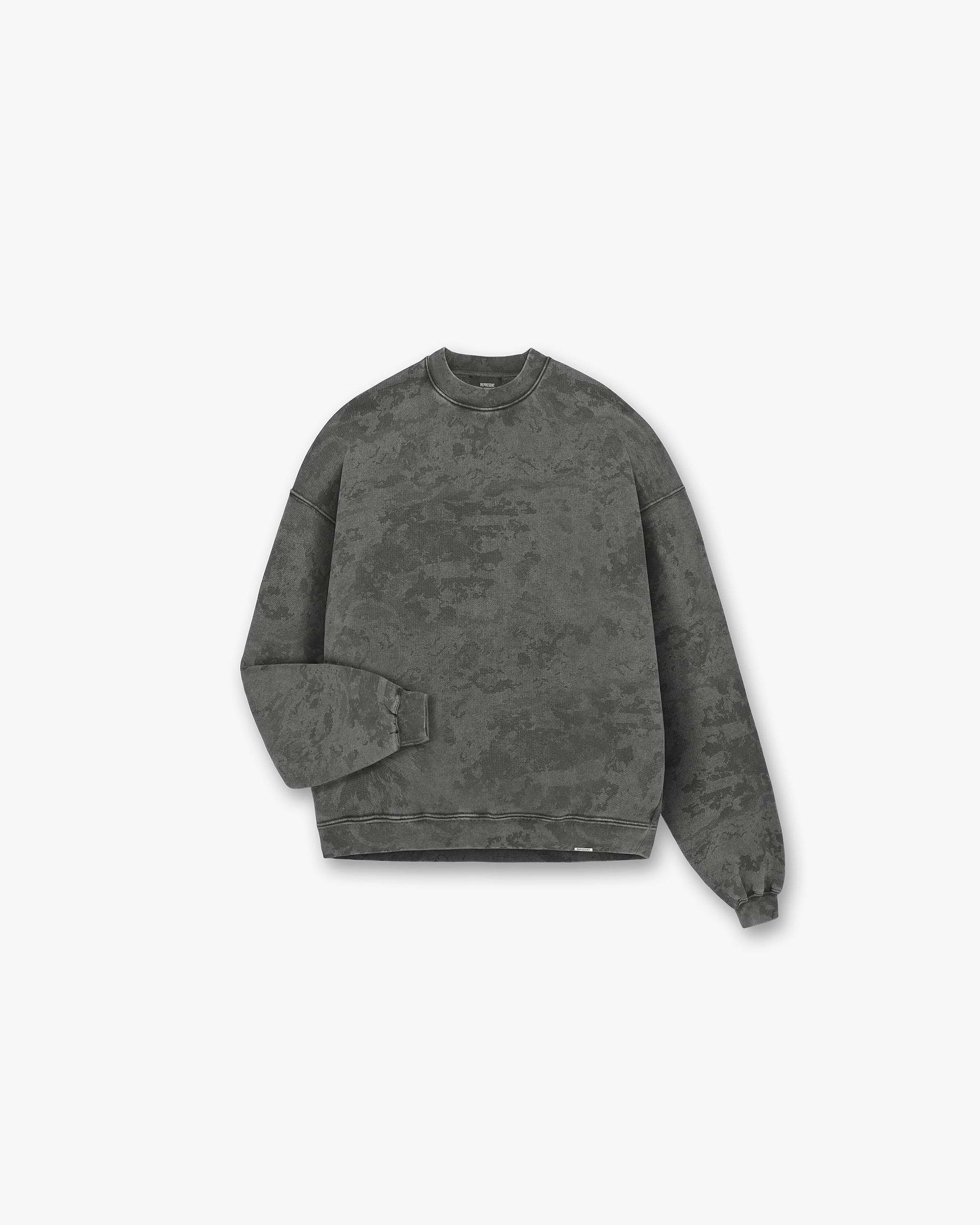Heavyweight Initial Sweater - Fade Out Camo