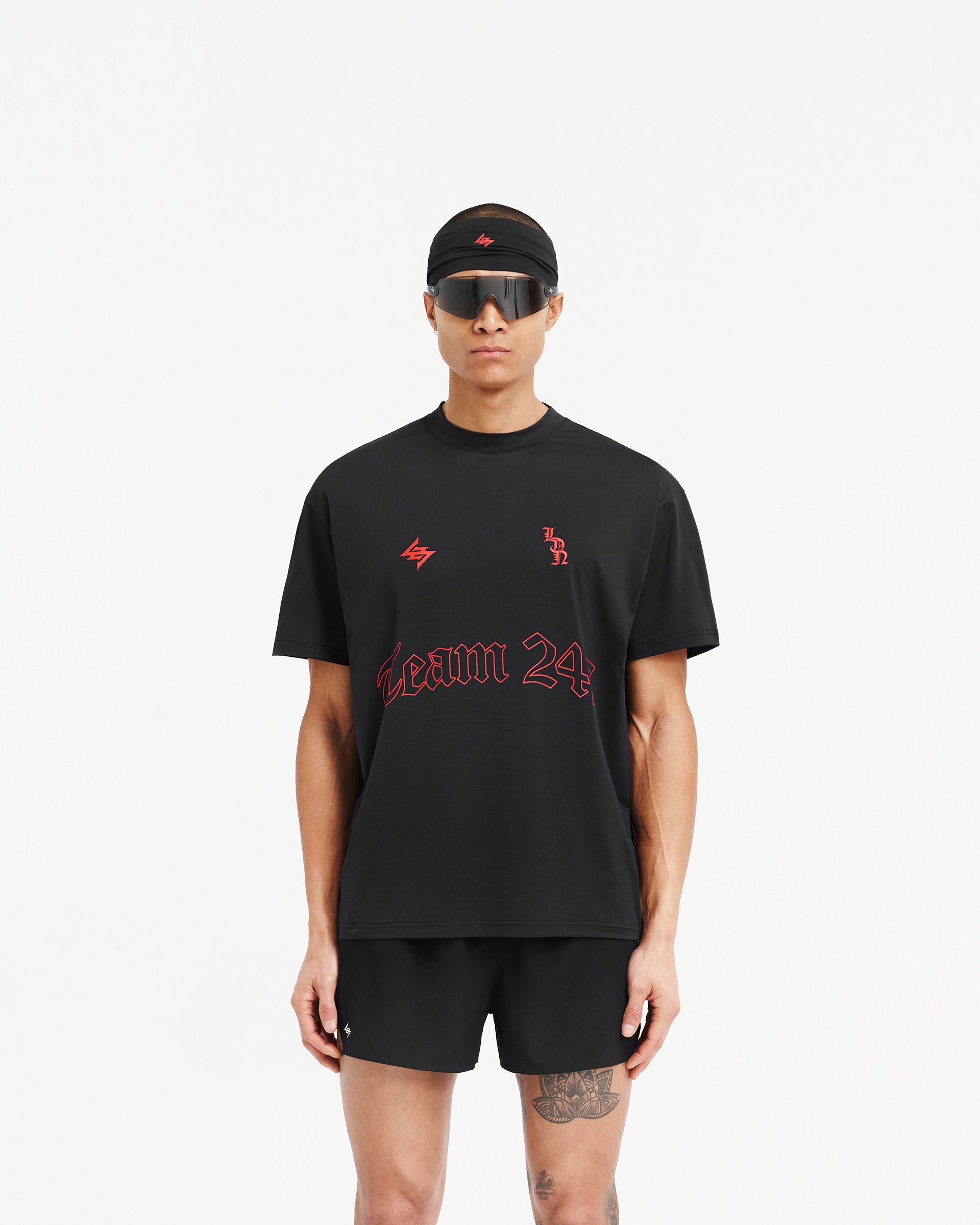 247 London Oversized T-Shirt - Black