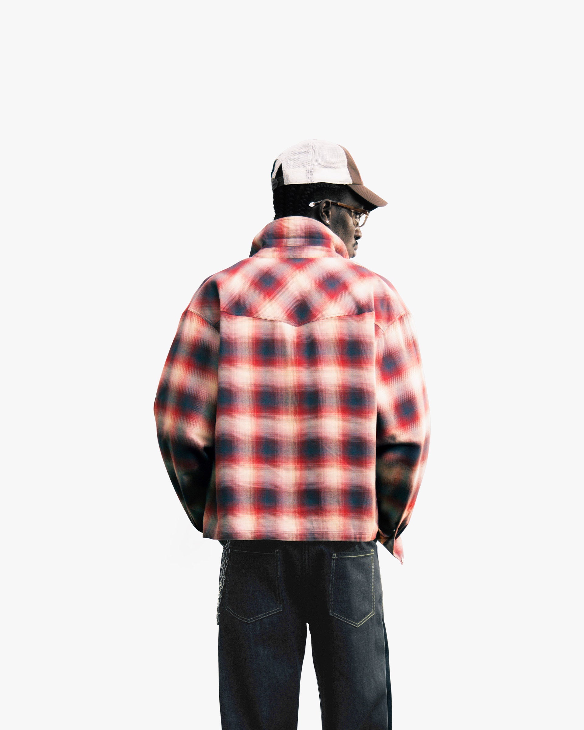 Sunset Flannel - Racing Red