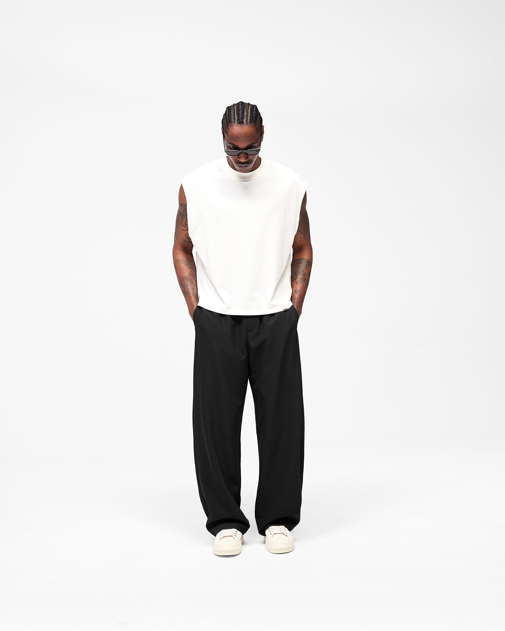 Initial Tape Pant - Jet Black