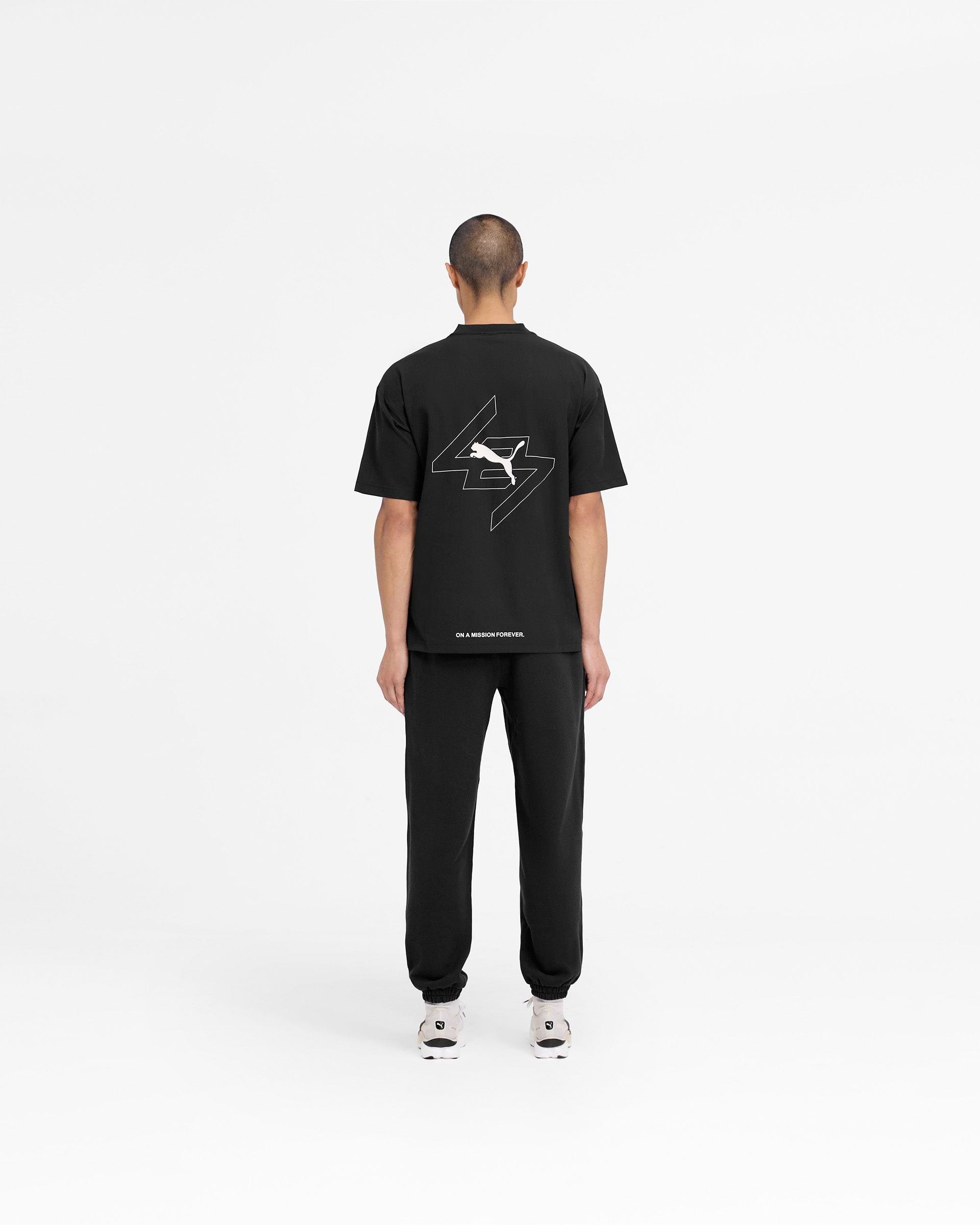 ptp Tシャツ　XL 247 X Puma Oversized T-Shirt | Black | REPRESENT