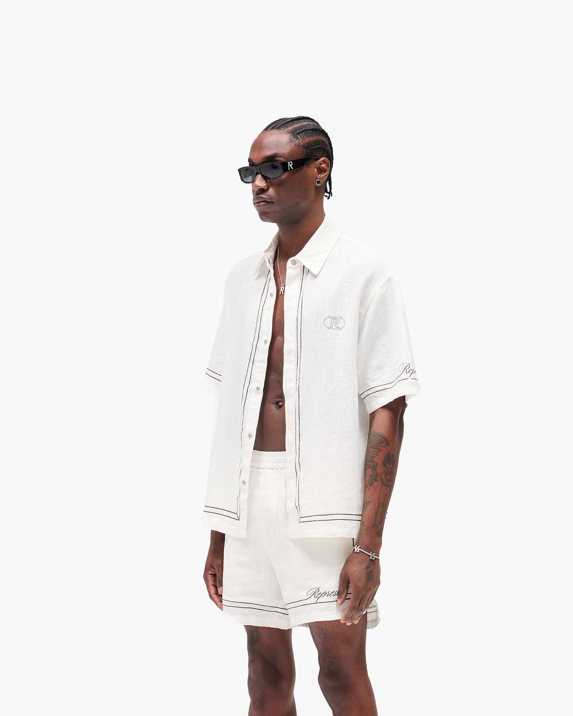 Whisper White Border Shirt | Mens Shirts US | REPRESENT