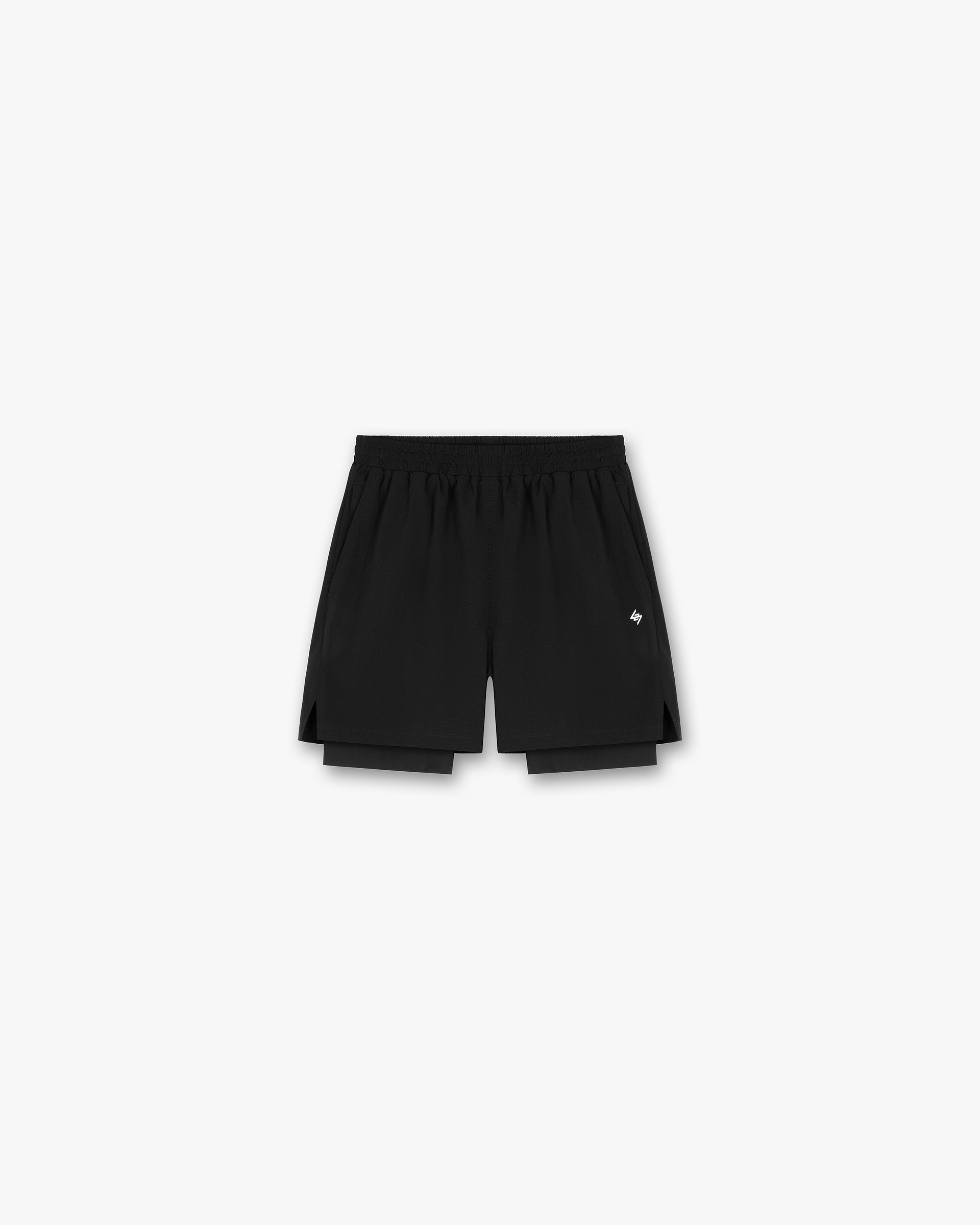 Team 247 2-In-1 Shorts - Black