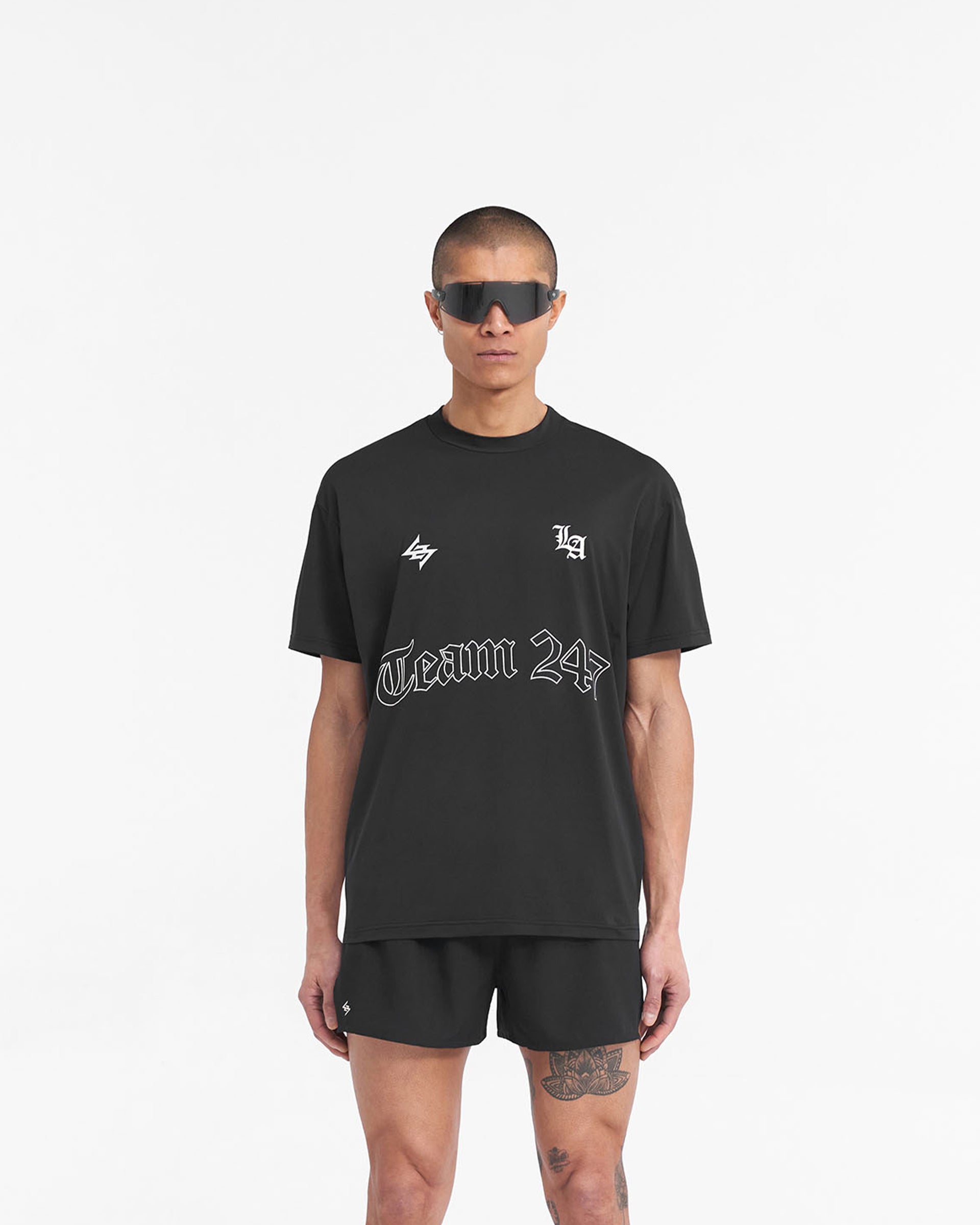 247 LA Marathon Oversized T-Shirt - Black