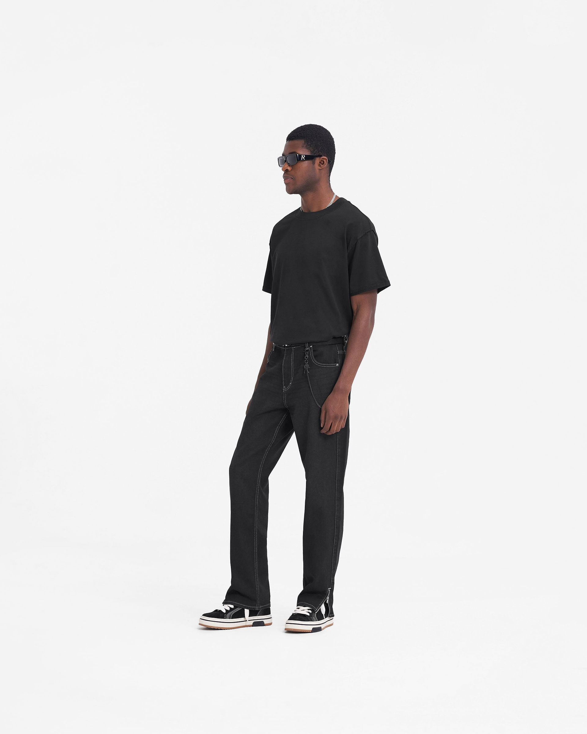 R2 Split Denim - Black