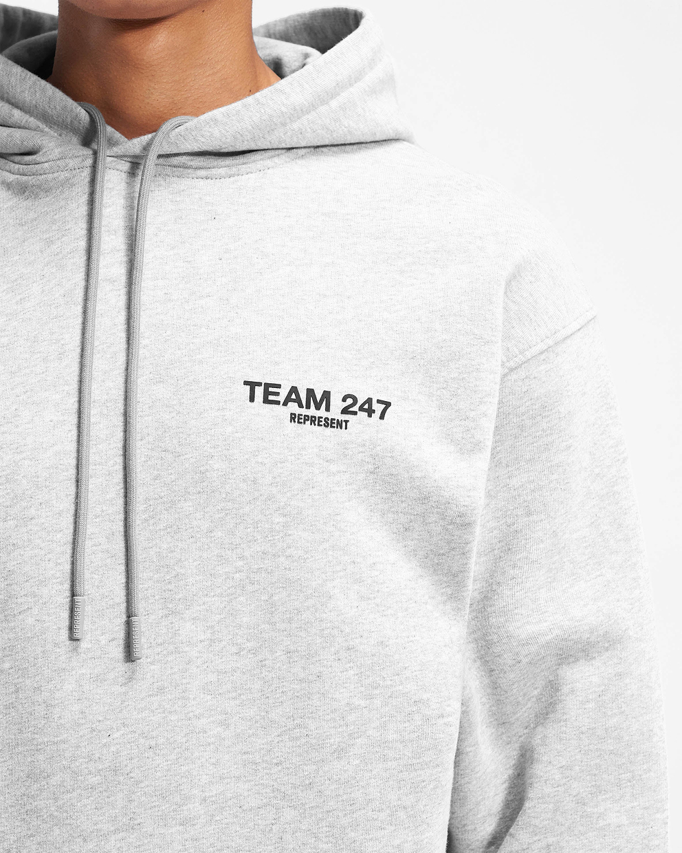 Team 247 Oversized Hoodie - Ash Grey