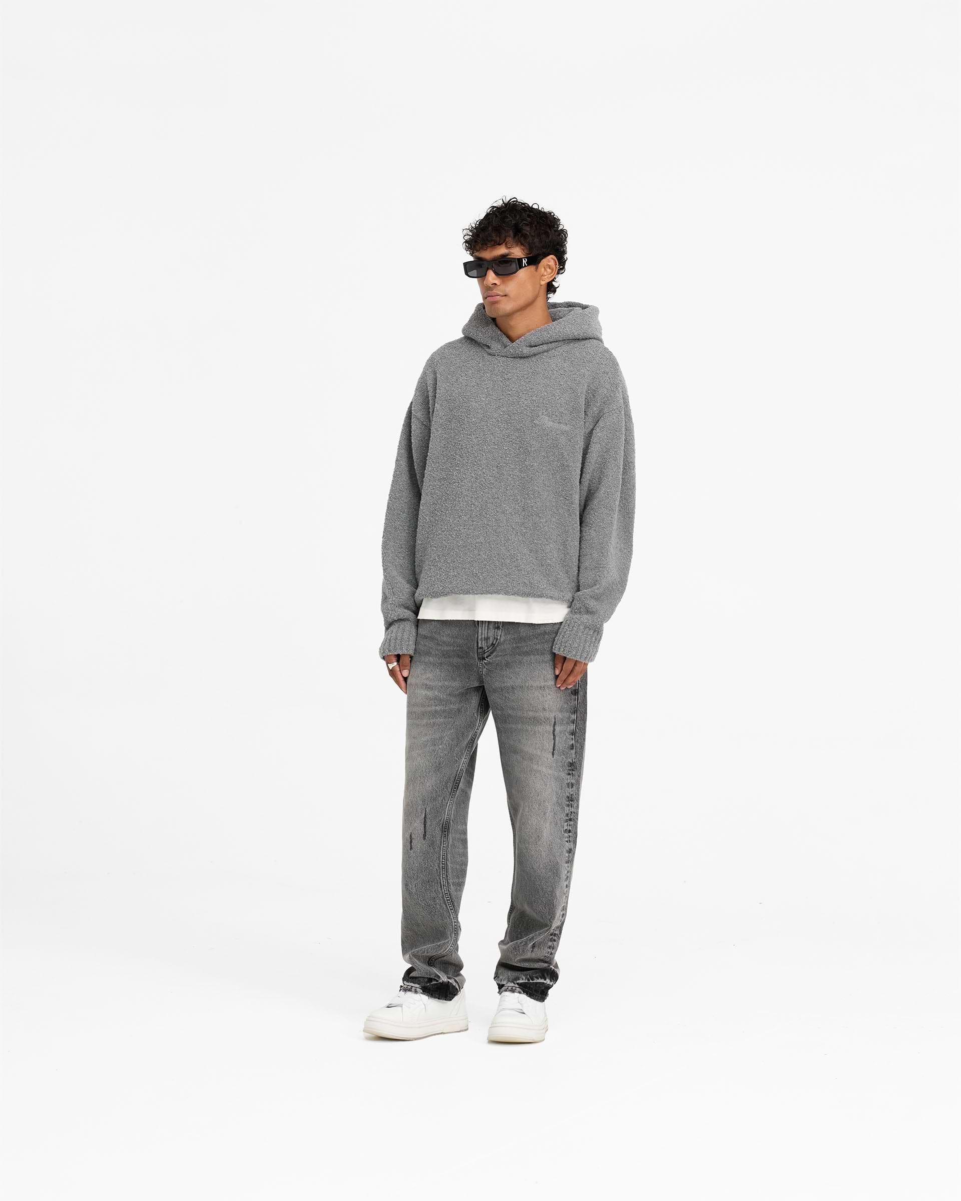 Heavy Boucle Hoodie - Rock | REPRESENT