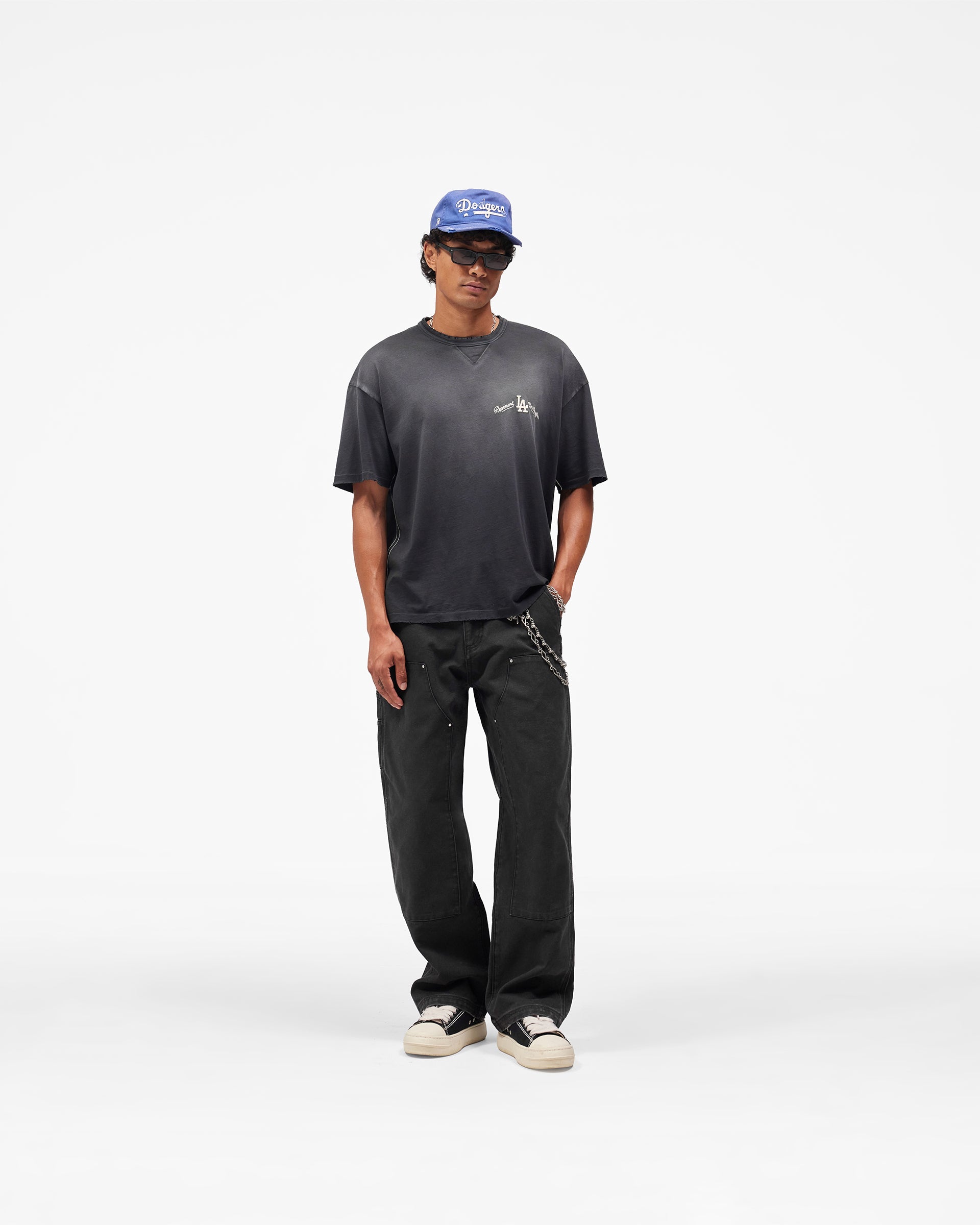 LA Dodgers x Represent T-Shirt Stained Black | Mens T-Shirts