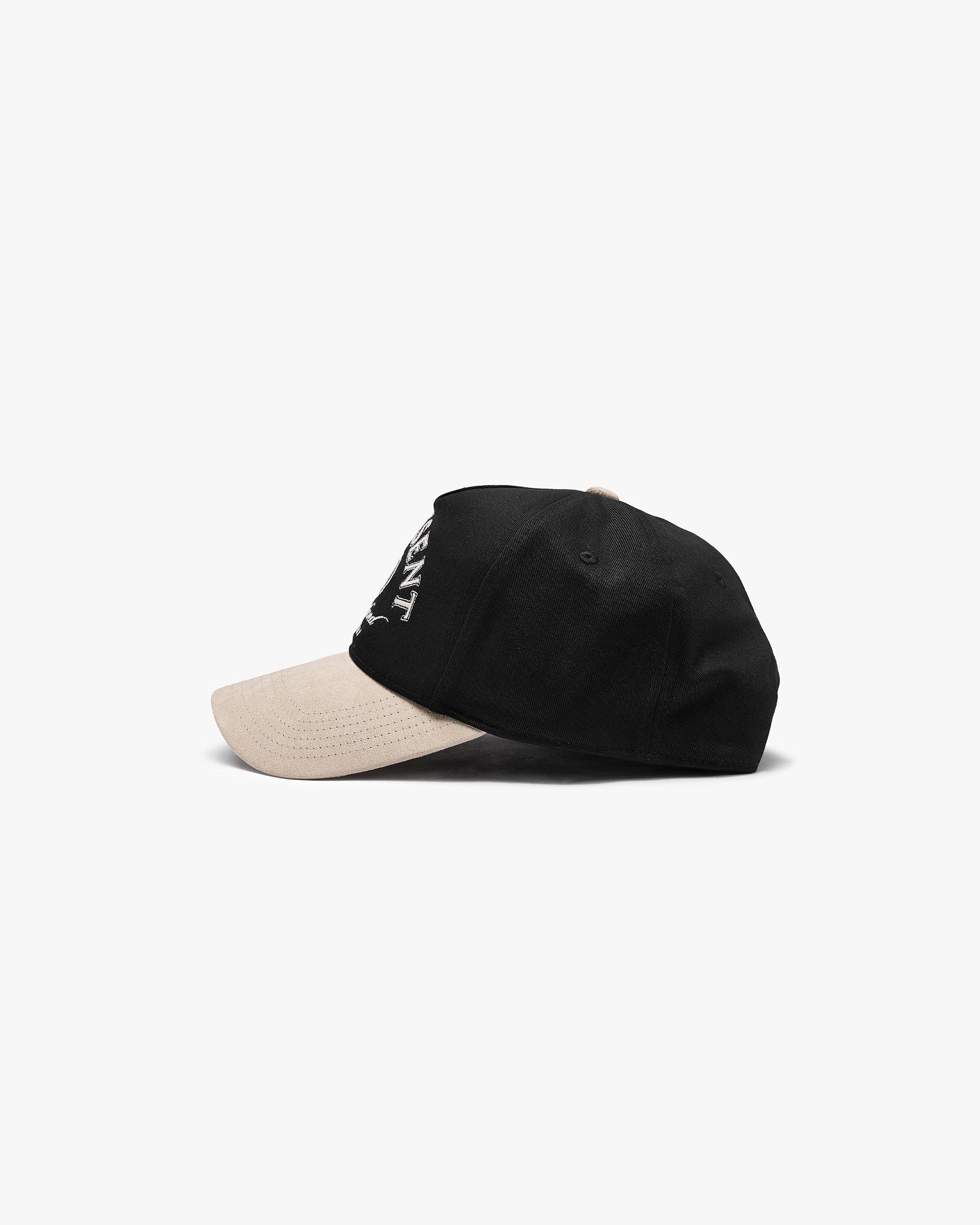 Jet Black Initial Crest Cap 247 | Running Hat | REPRESENT