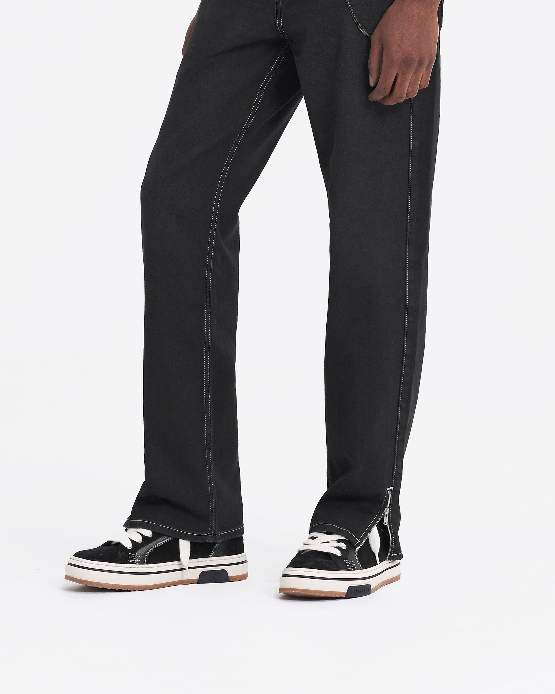 R2 Split Denim - Black