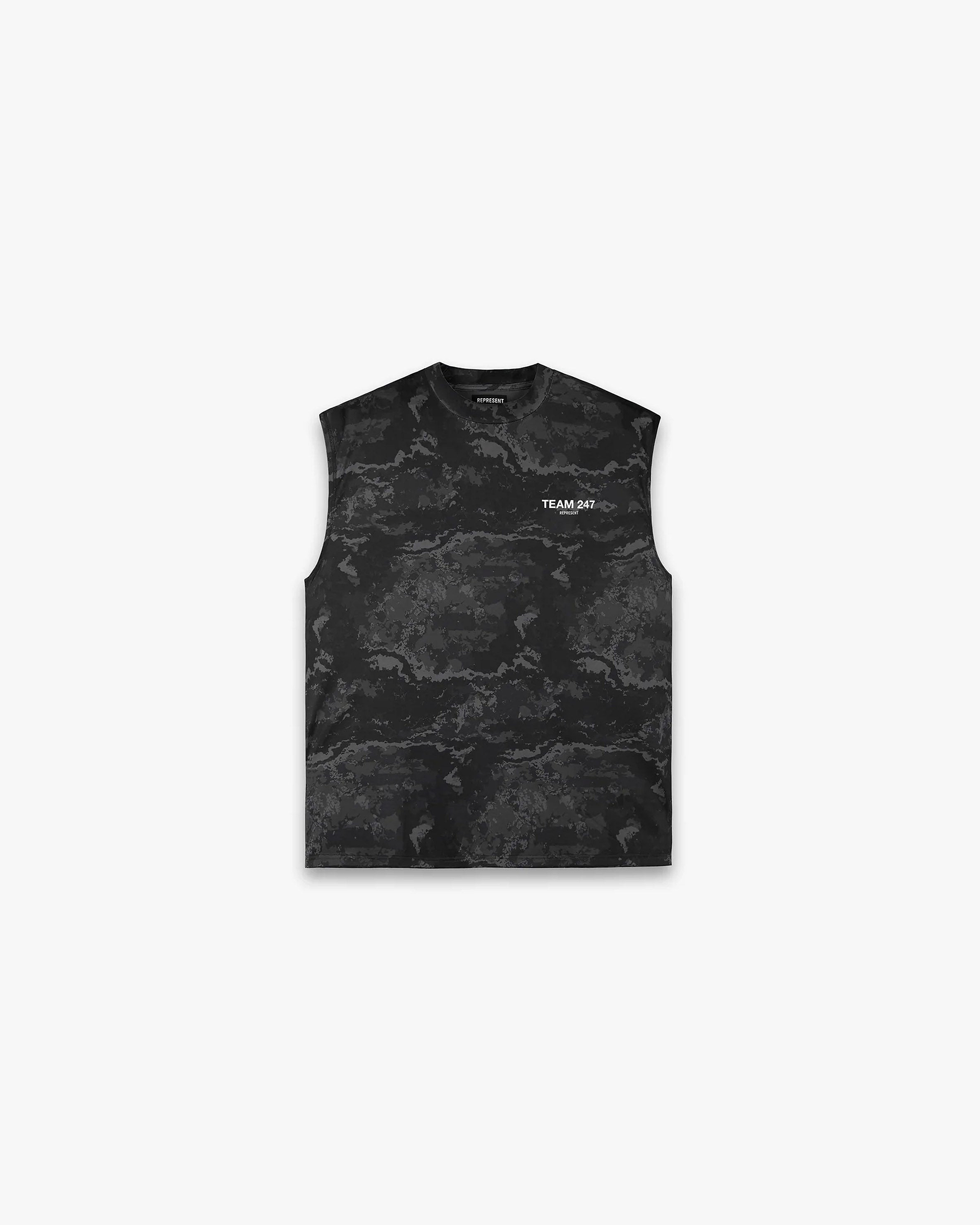 Team 247 Oversized Tank - Black Camo