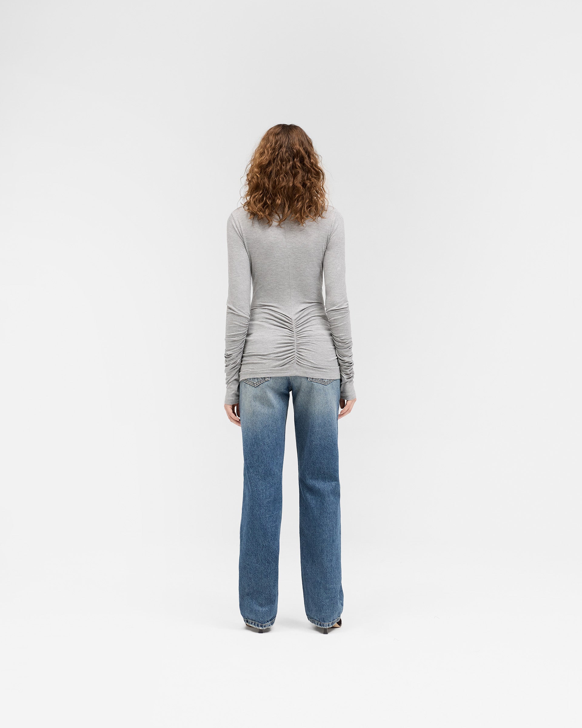 Coil Top - Grey Marl