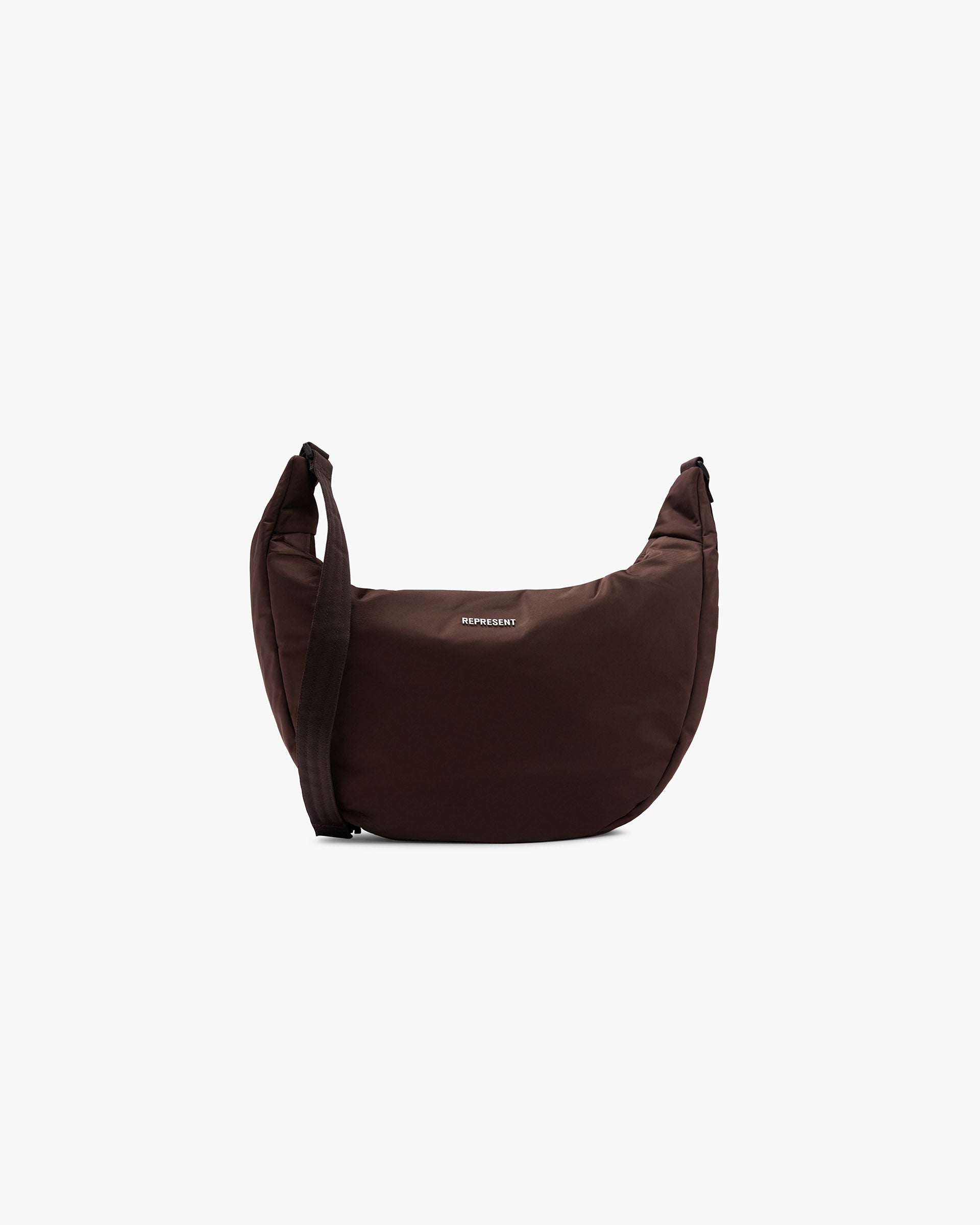 Padded Sling Bag - Dark Brown