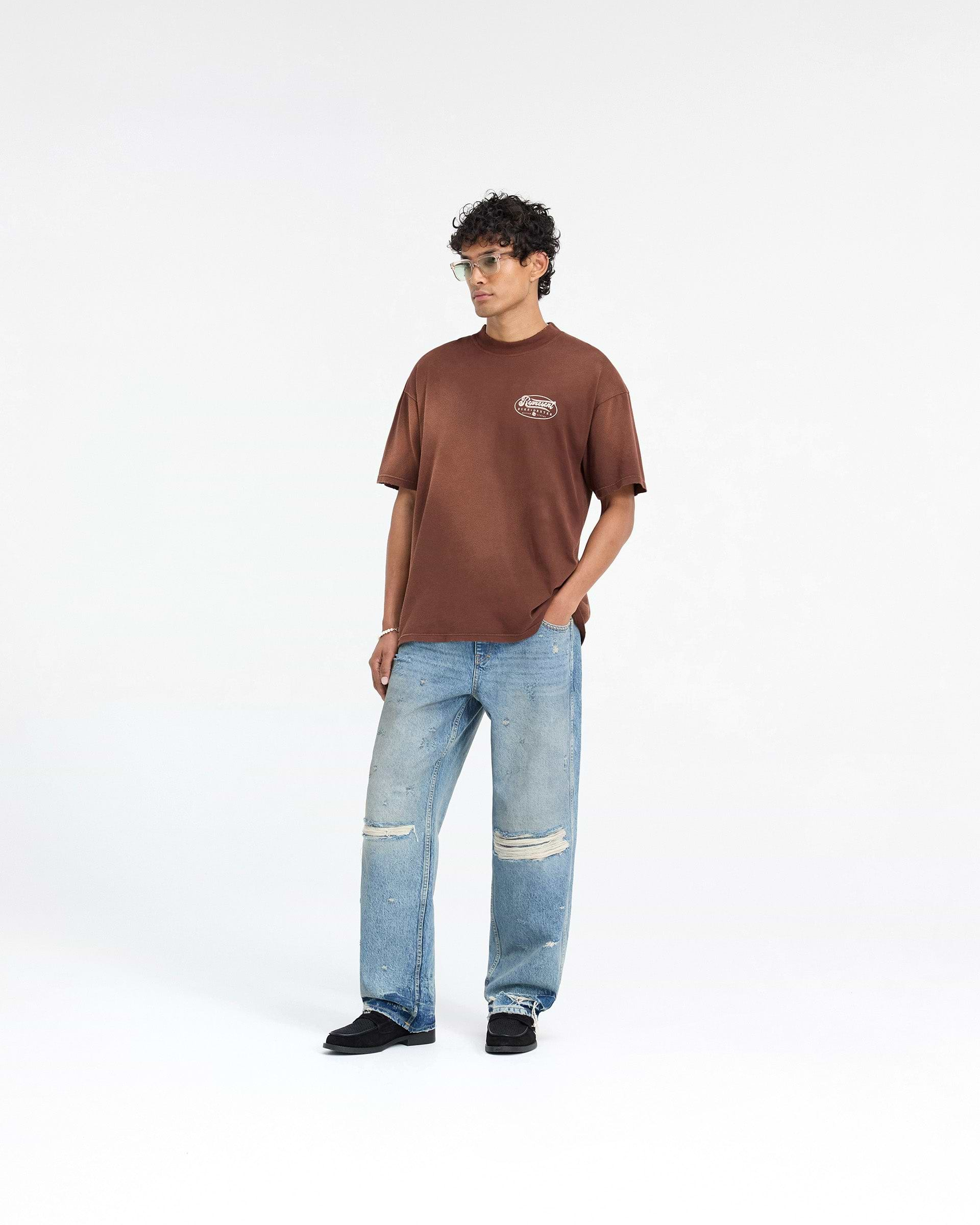 Represent X Duke + Dexter British Luxury T-Shirt - Rust