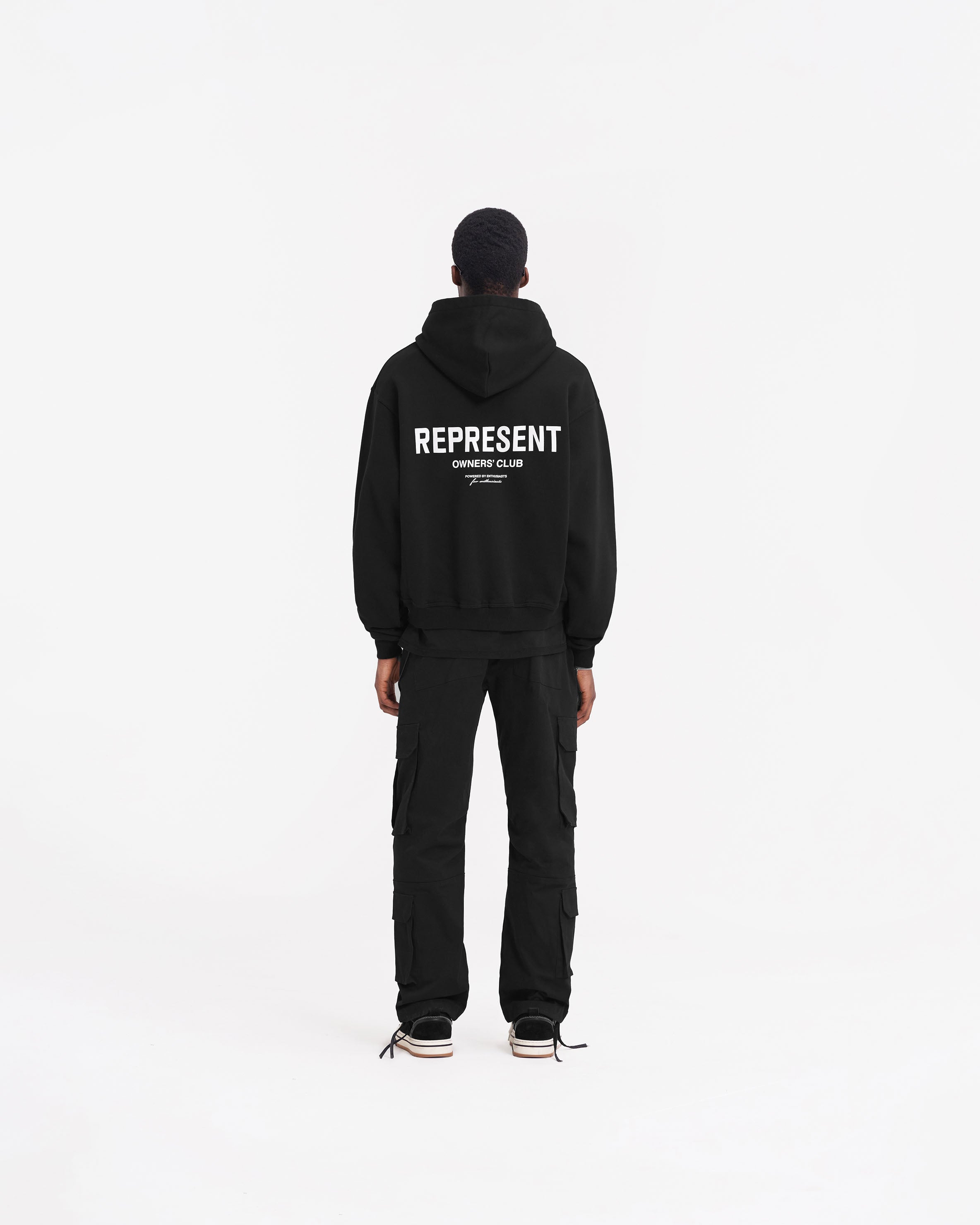 Black Zip Hoodie | Owners' Club | REPRESENT