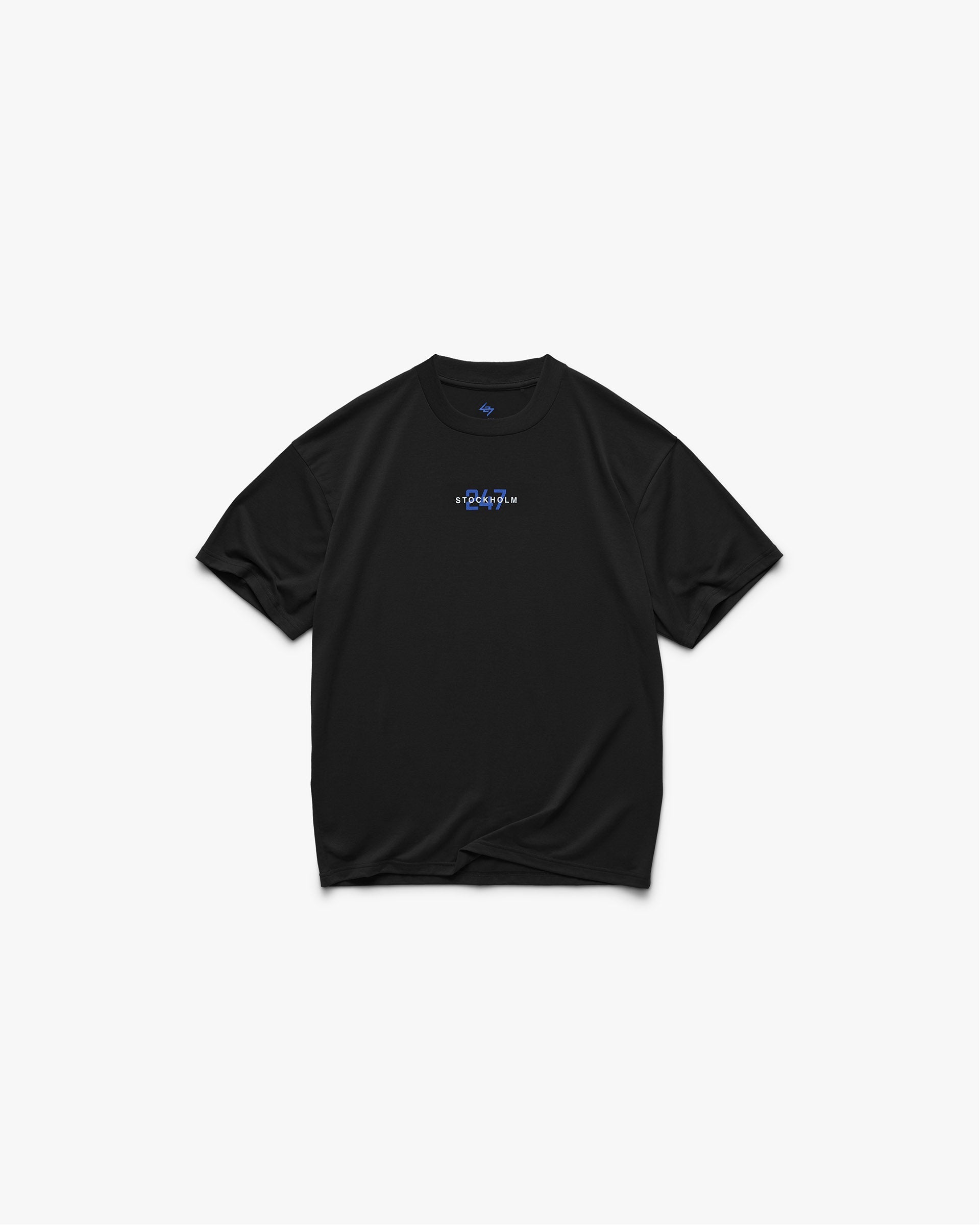 247 Stockholm Oversized T-Shirt - Jet Black