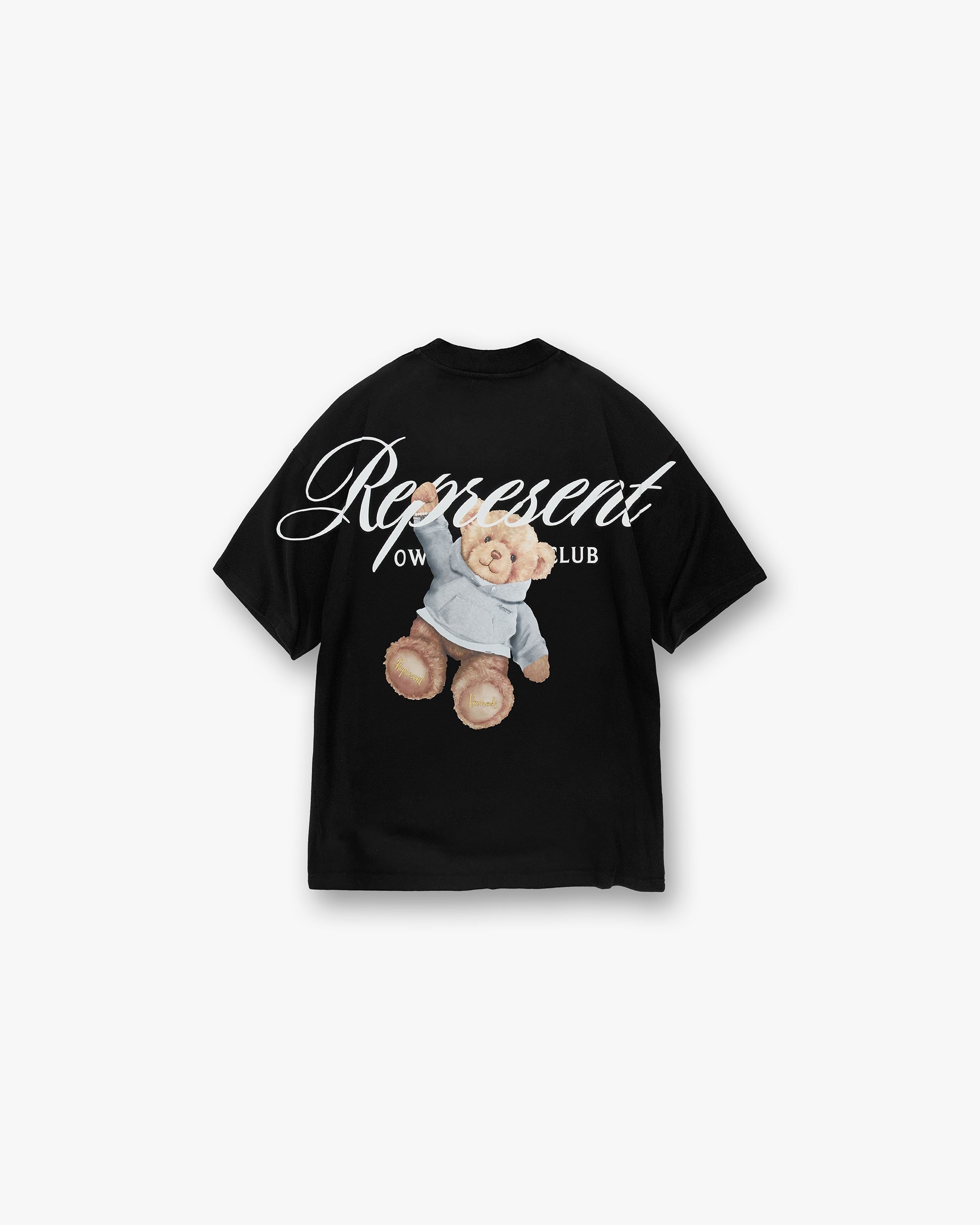 Represent X Harrods Bear Owners Club T-Shirt - Jet Black