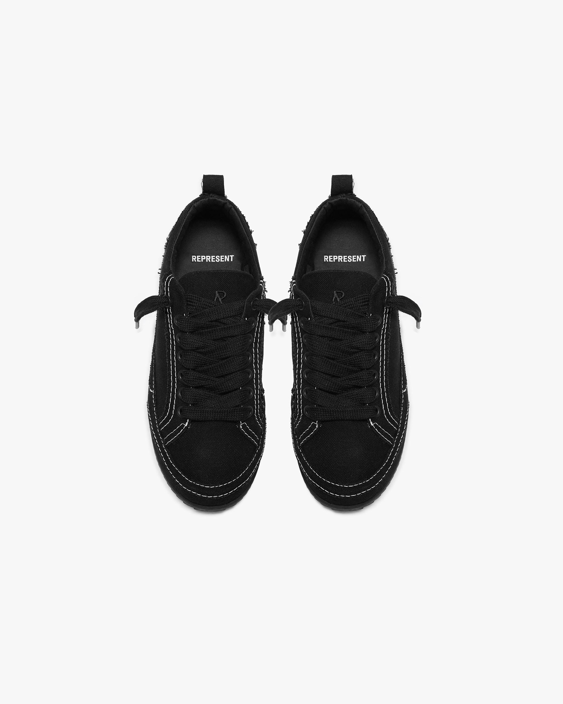 Canvas Alpha Wrap Black | Mens Footwear | REPRESENT