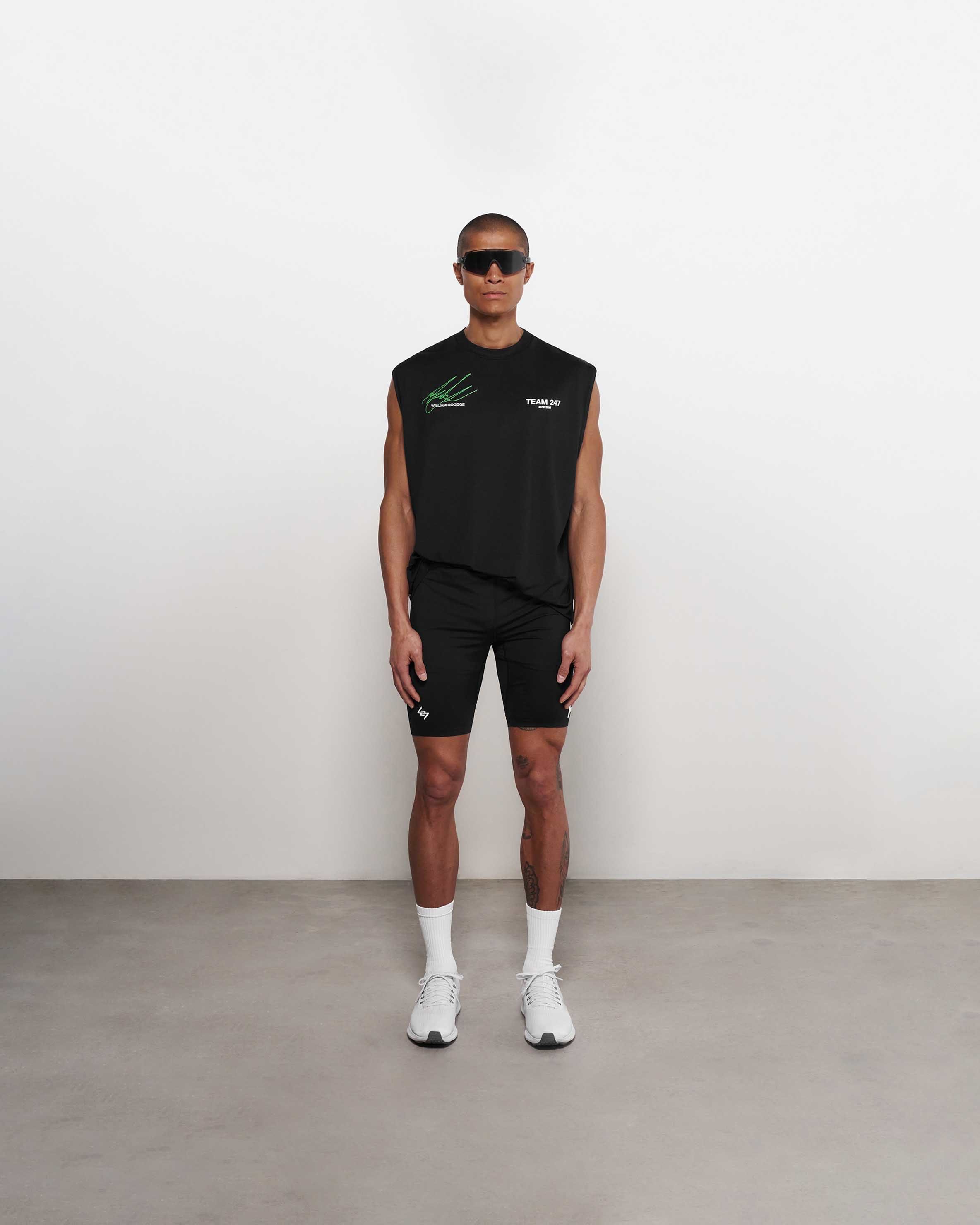 【KOOLOSET】Logo Track Half Tee Logo Track Half Tee (3color) - kooloset