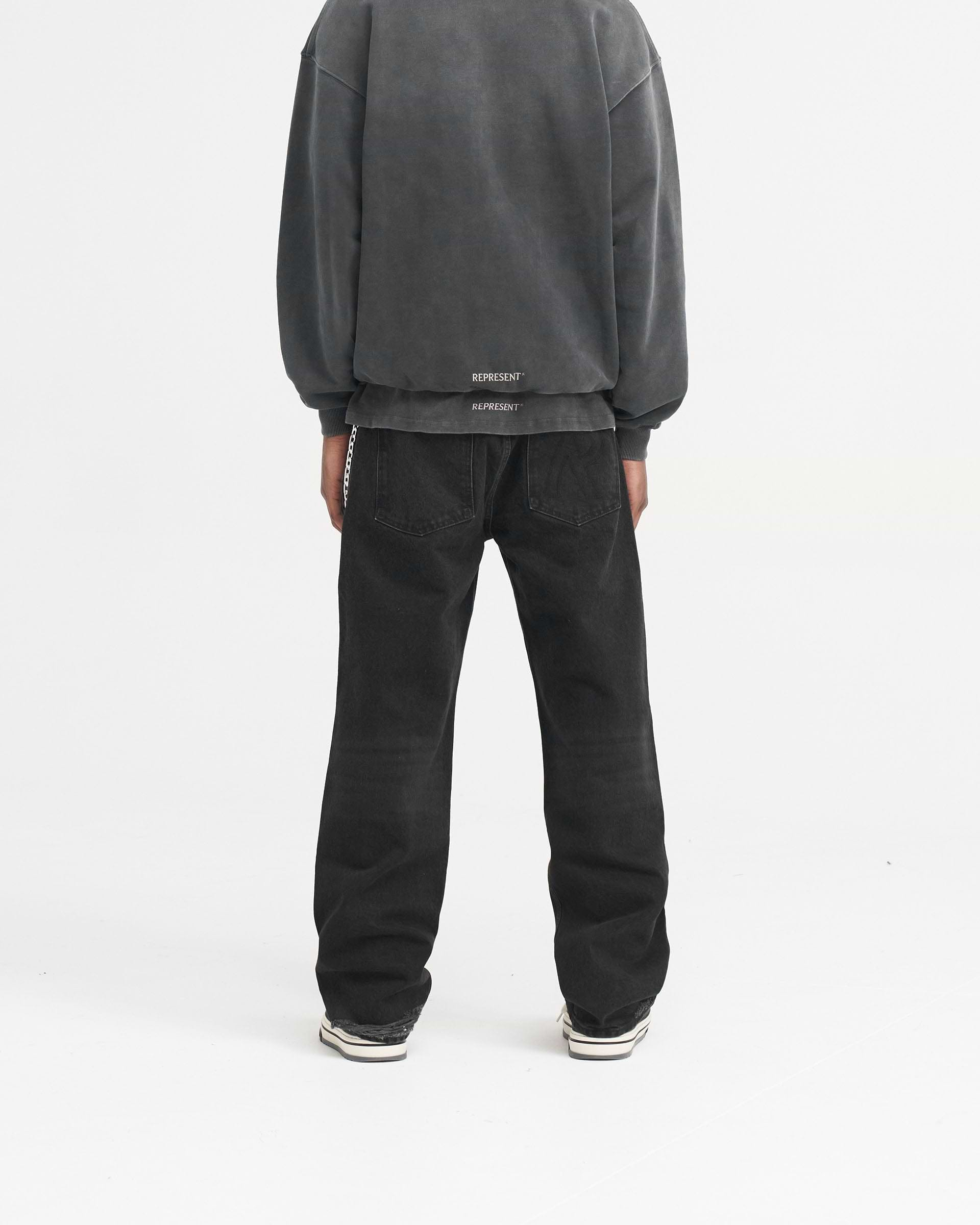 R3D Destroyer Baggy Denim - Black