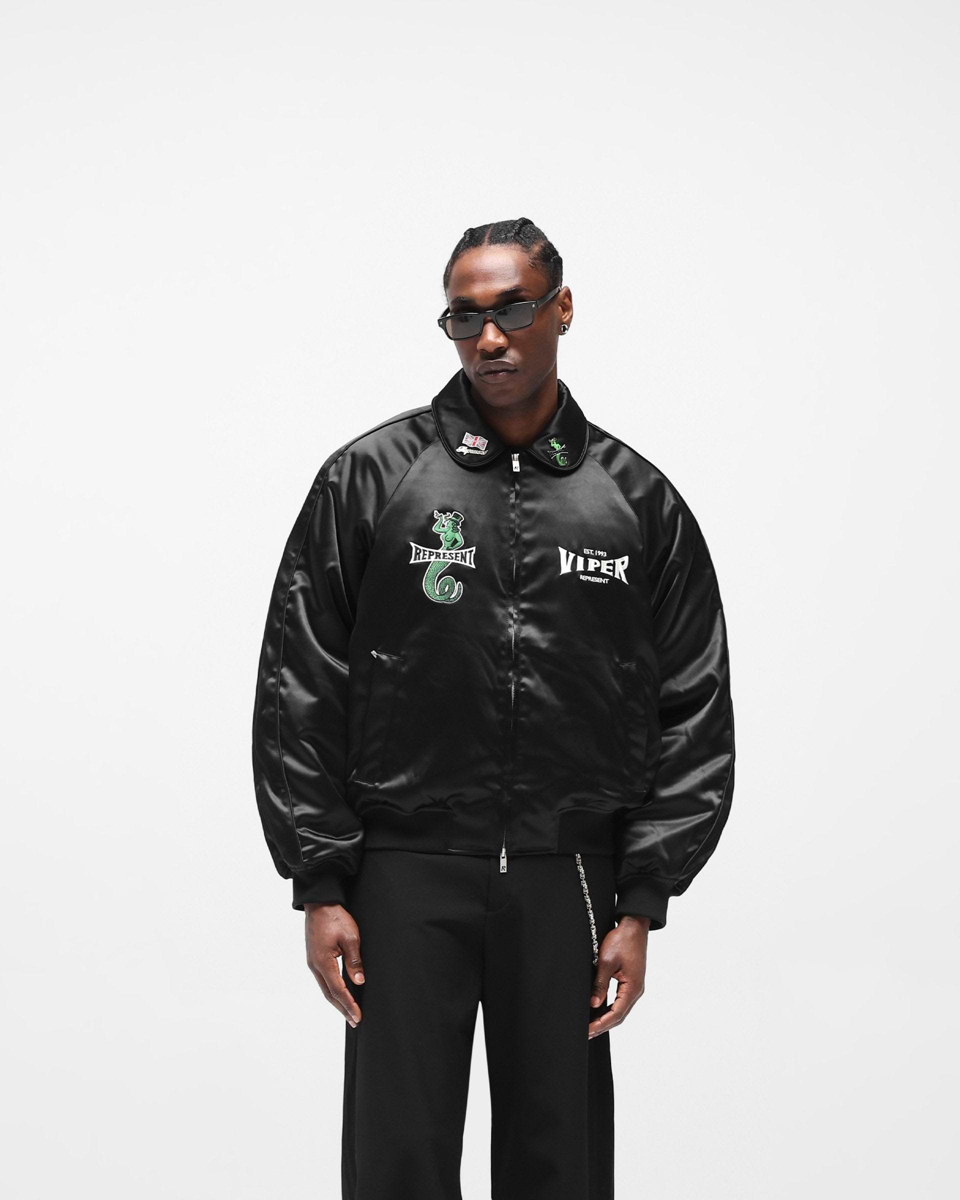Viper Souvenir Jacket Jet Black | Mens Jackets | REPRESENT