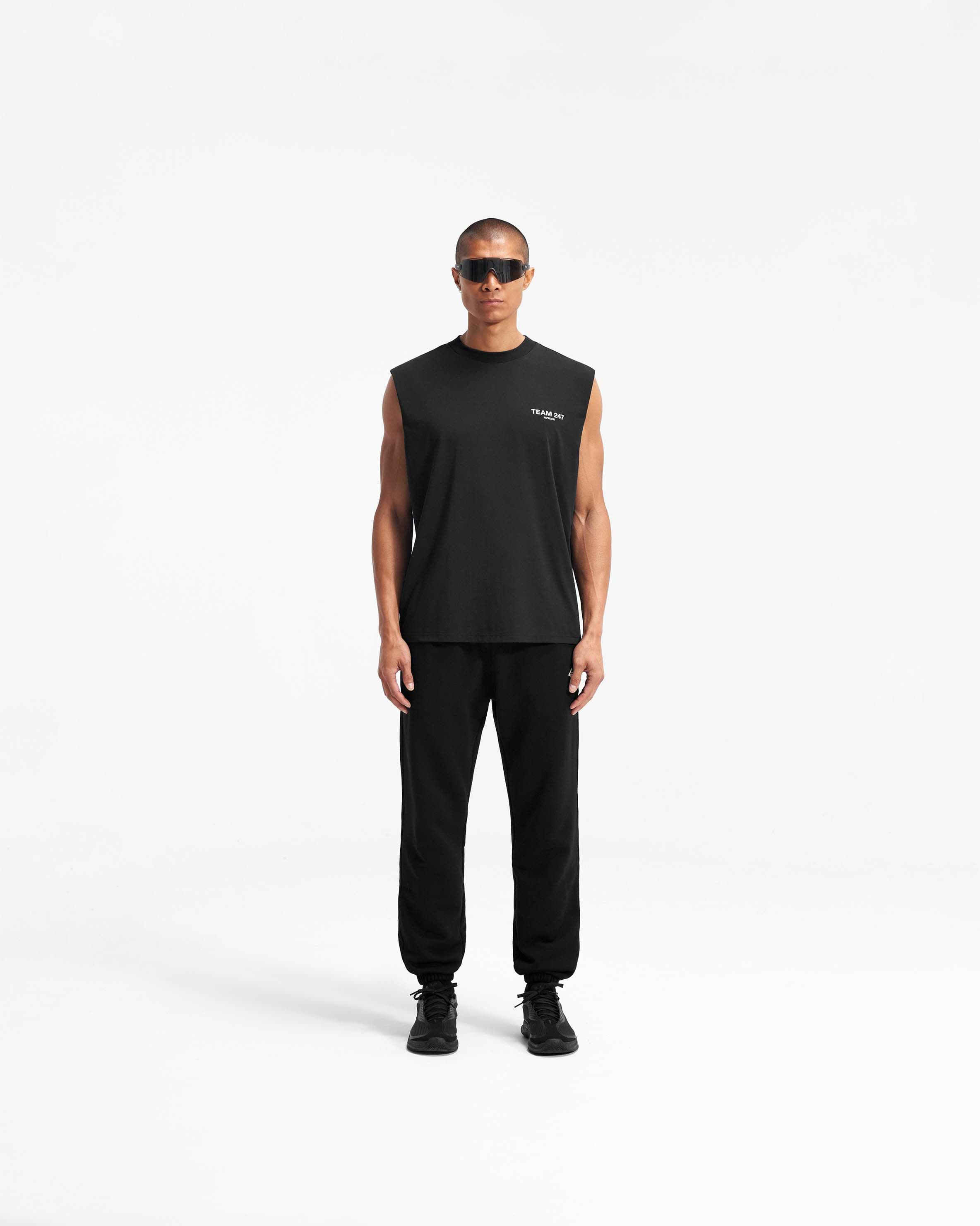 Team 247 Oversized Tank - Black | REPRESENT