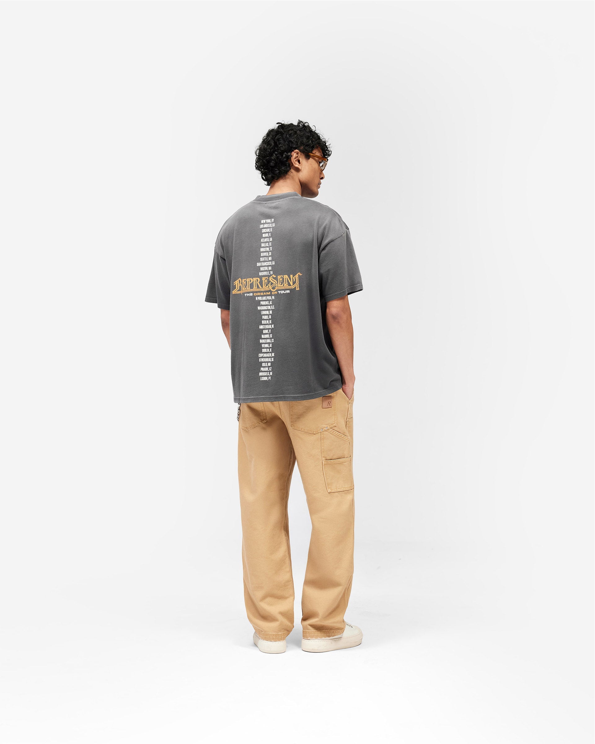 Golden Tour T-Shirt Sun Fade Grey | Spring Summer T Shirts | REPRESENT