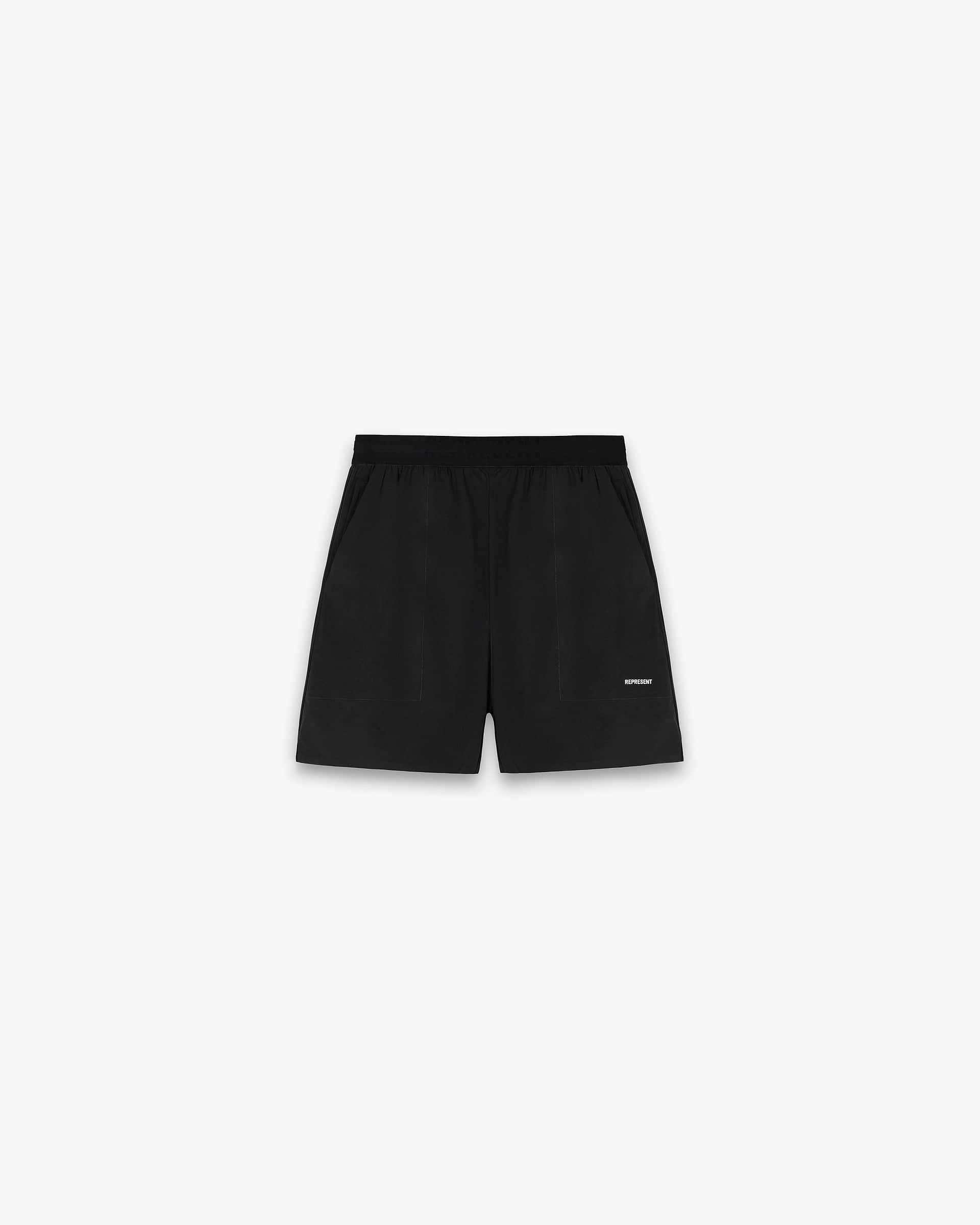 Water Monogram Board Shorts - Luxury Black