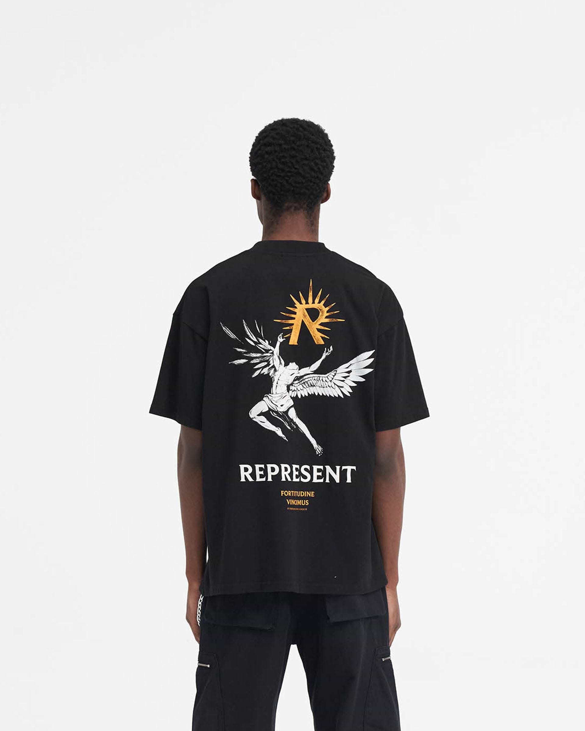 Icarus T-Shirt | Jet Black | REPRESENT