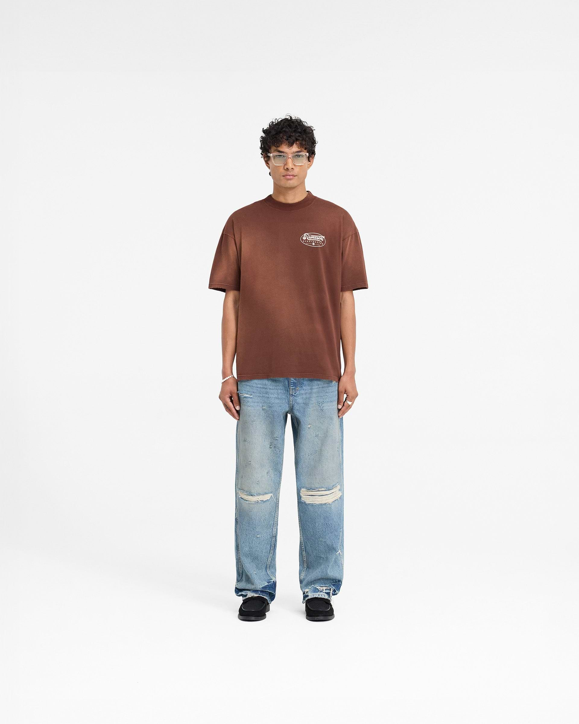 Represent X Duke + Dexter British Luxury T-Shirt - Rust