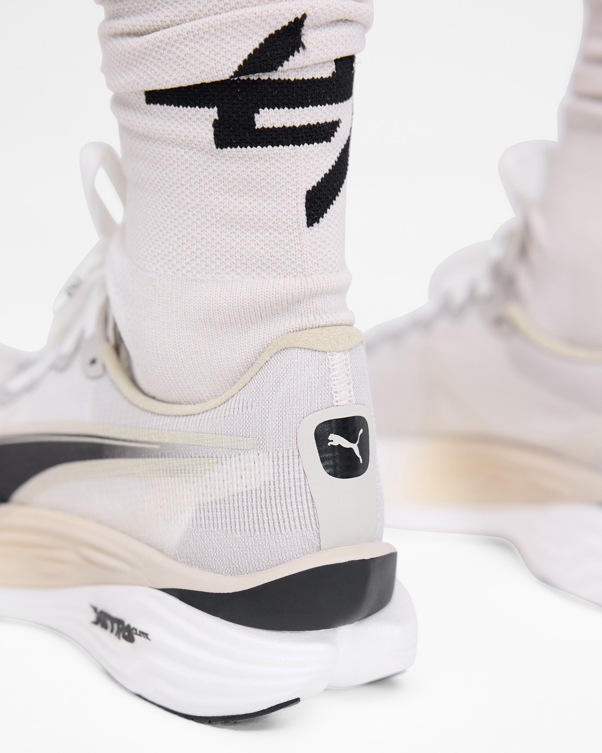 247 X Puma Race Socks - Cream