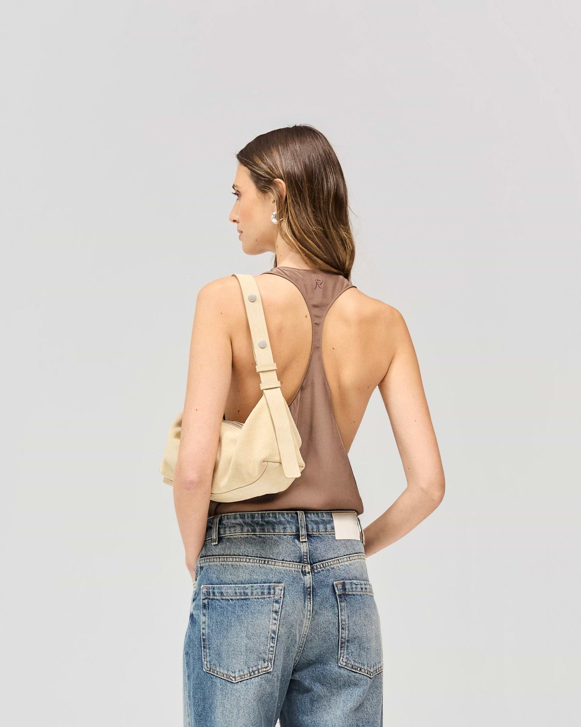 Mirage Silk Vest - Coffee Quartz