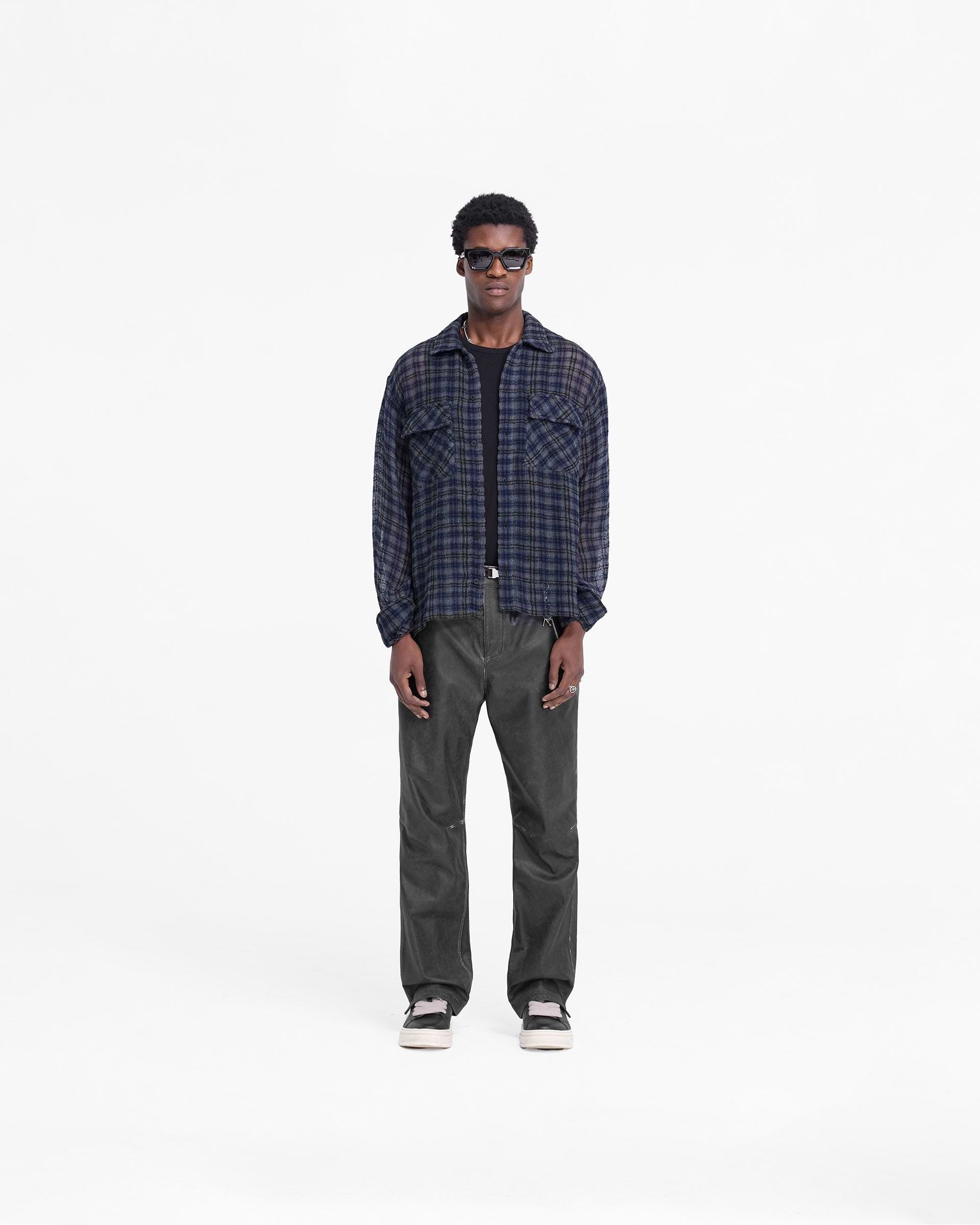 Blue Check Flannel Shirt | REPRESENT