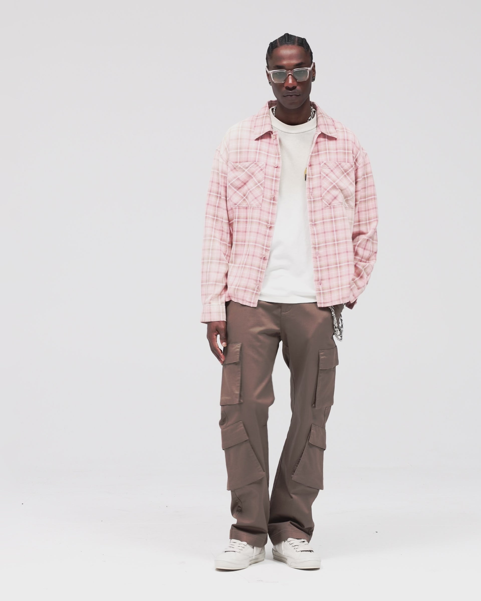 Quartz Check Shirt Sunfaded Wash | Mens Shirts | REPRESENT